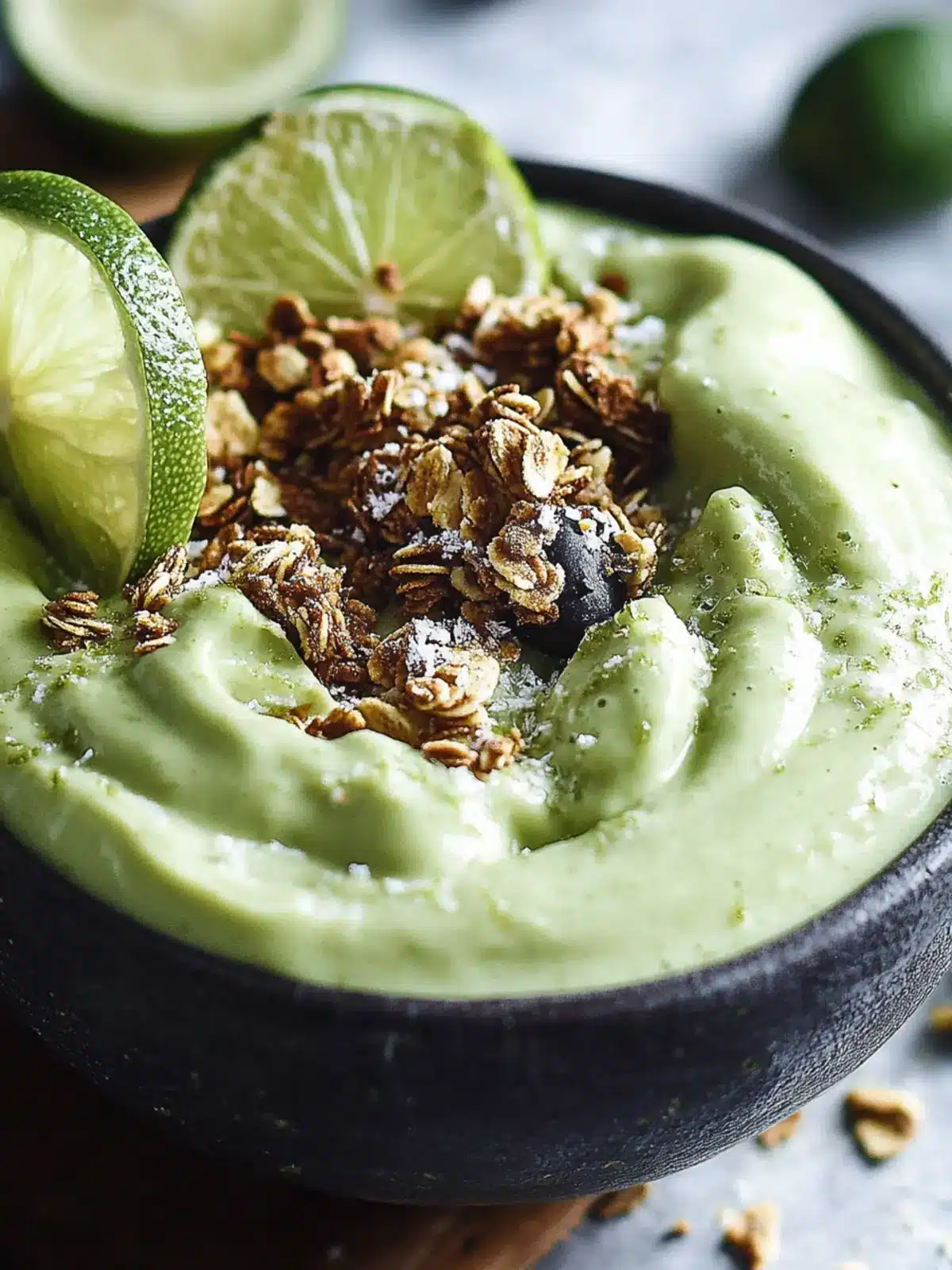 Key Lime Pie Smoothie Bowl: Zesty Bliss in a Bowl! 3 Key Lime Pie Smoothie Bowl