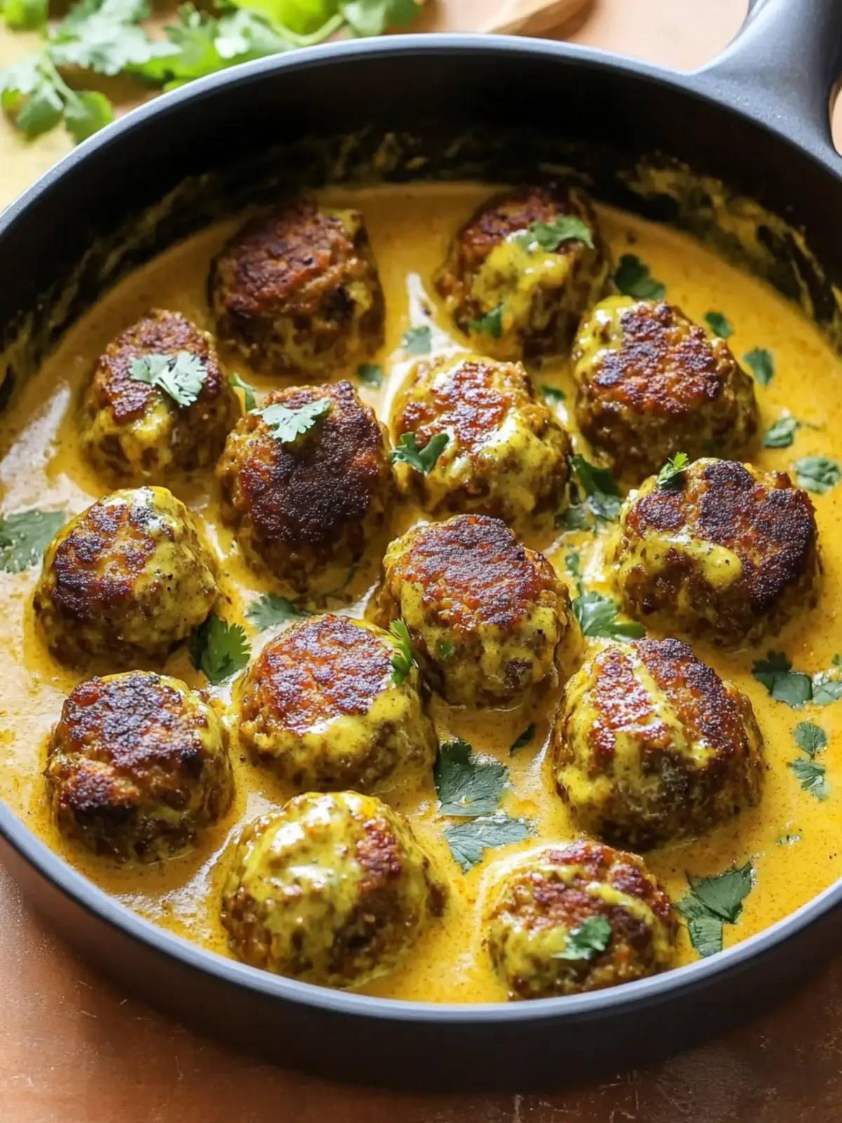 Irresistible Jerk Meatballs in Coconut Curry Sauce Delight 3 Jerk Meatballs In Coconut Curry Sauce