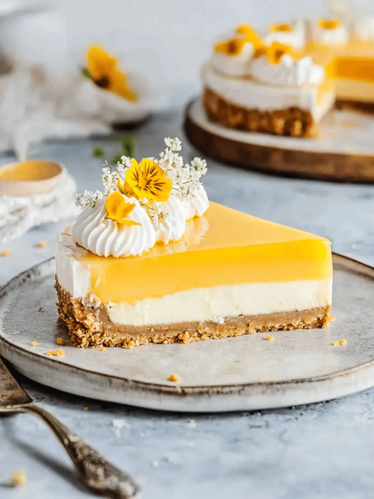 No Bake Vegan Mango Coconut Cheesecake That's Melt-in-Your-Mouth 3 No Bake Vegan Mango Coconut Cheesecake