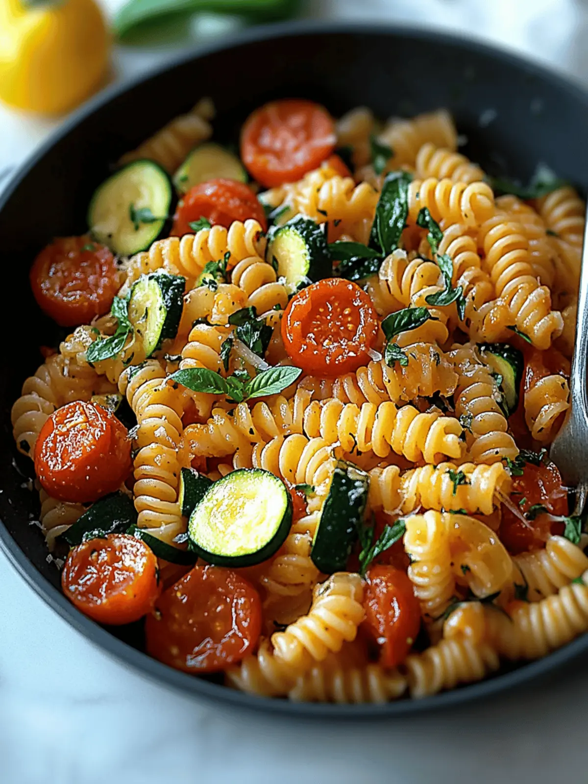 Energizing Tomato Zucchini Pasta Ready in 30 Minutes 4 Tomato Zucchini Pasta