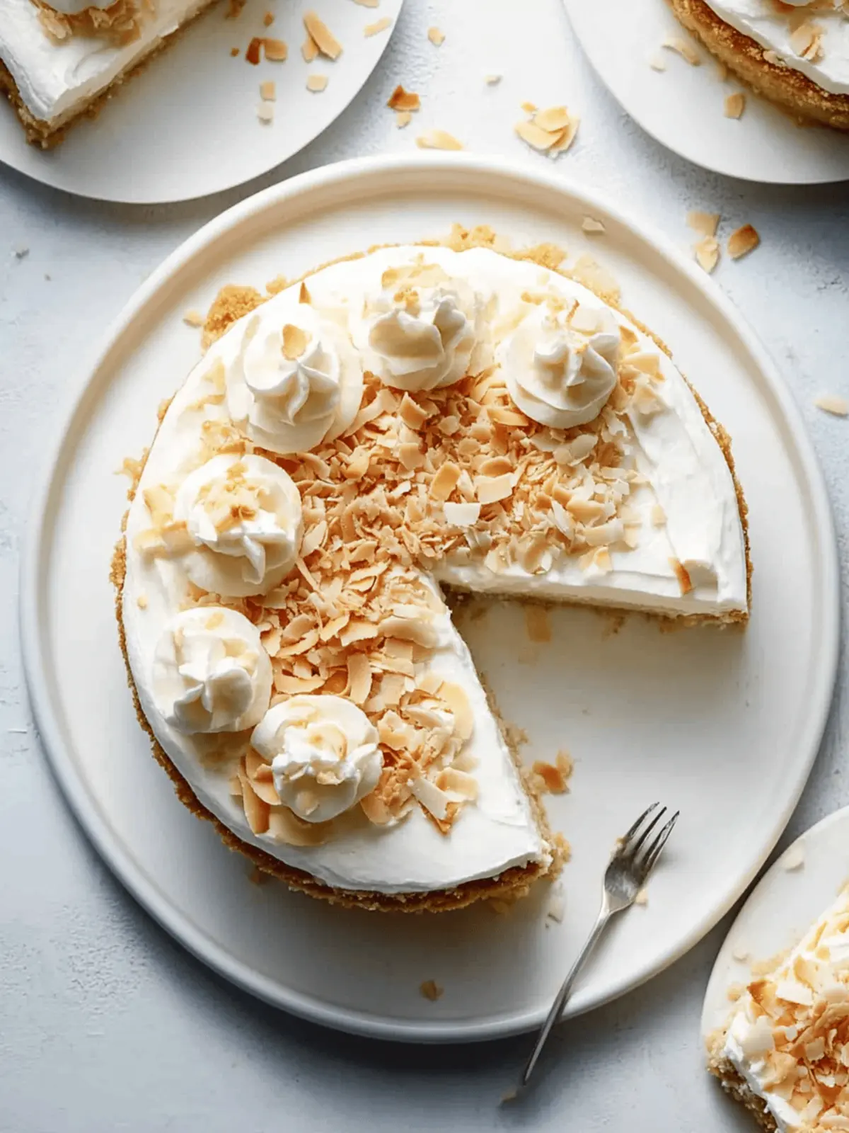 Irresistible Coconut Cheesecake for Creamy Island Bliss 2 Coconut Cheesecake