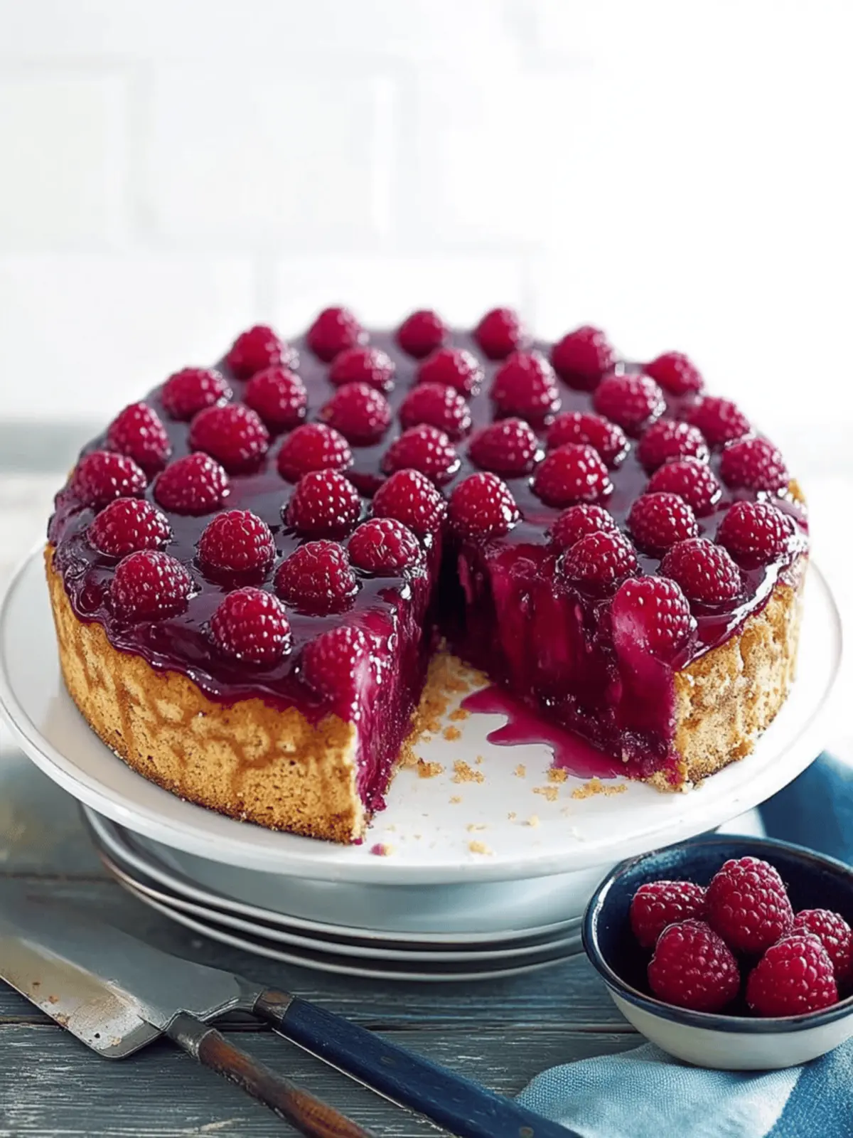 Raspberry and Almond Upside Down Cake for Sweet Moments 4 Raspberry And Almond Upside Down Cake