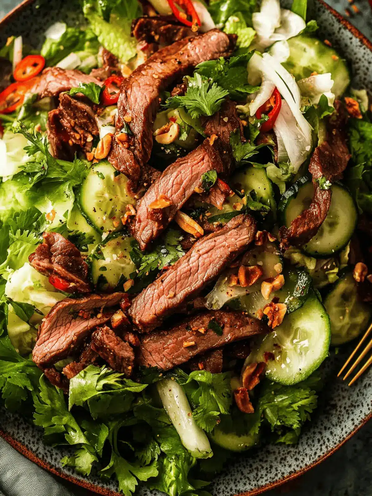 Delicious Spicy Thai Beef Salad for Fresh Summer Flavor 3 Spicy Thai Beef Salad