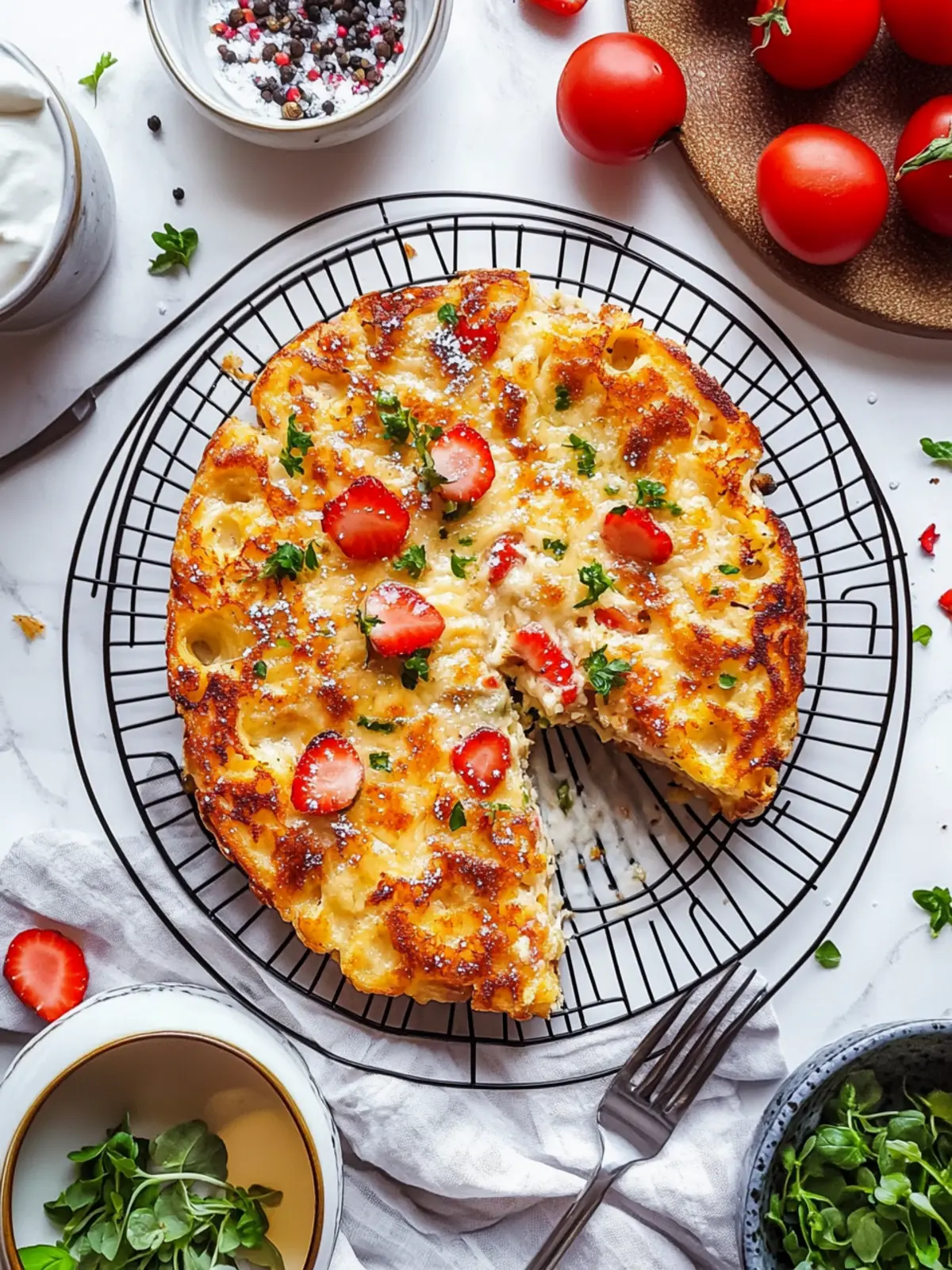 Savoury Baked French Toast with Bacon and Cheese Bliss 4 Savoury Baked French Toast