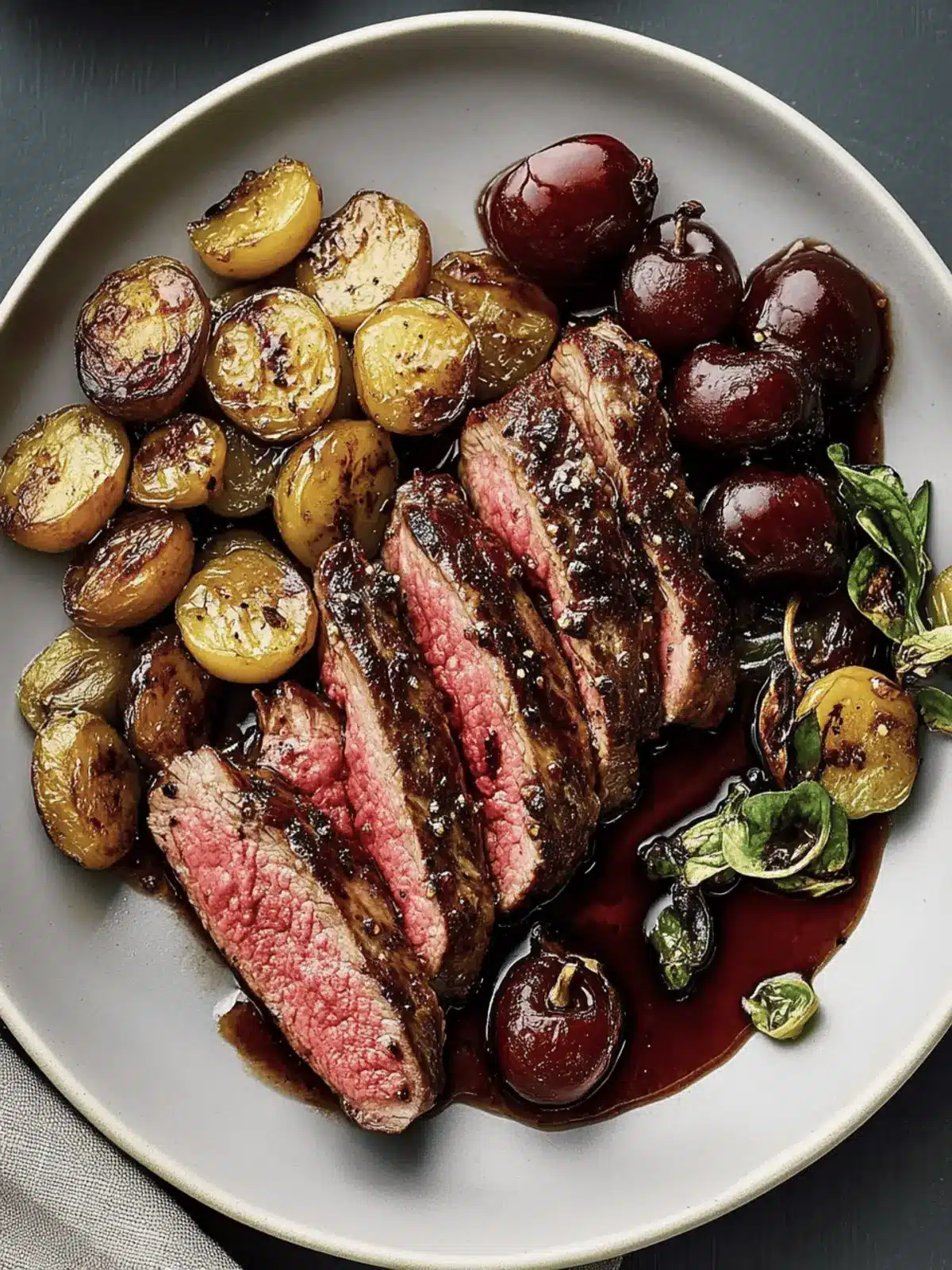 Delicious Cherry-Balsamic Sirloin for a Gourmet Dinner Night 4 Cherry-Balsamic Sirloin