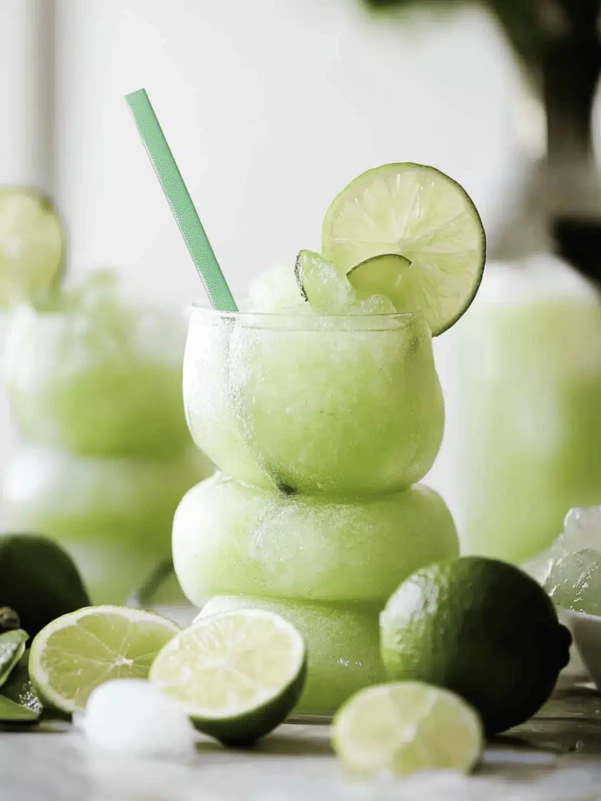Crazy Limeade Slush: Refreshing Twist with Ginger & Mint 3 Crazy Limeade Slush
