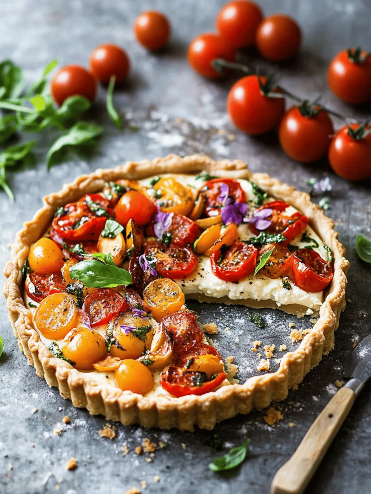 Tomato Ricotta Tart: Your Perfect Summer Brunch Showstopper 4 Tomato Ricotta Tart