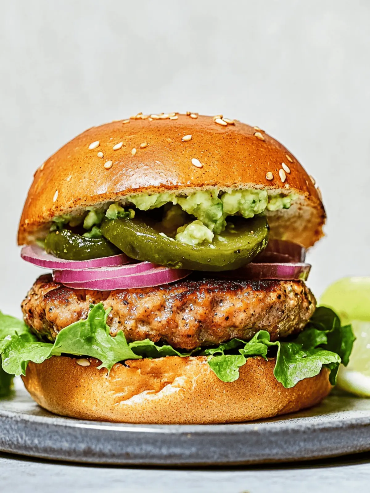 Flavor-Packed Poblano Turkey Burger Recipe You ll Love 2 Poblano Turkey Burger