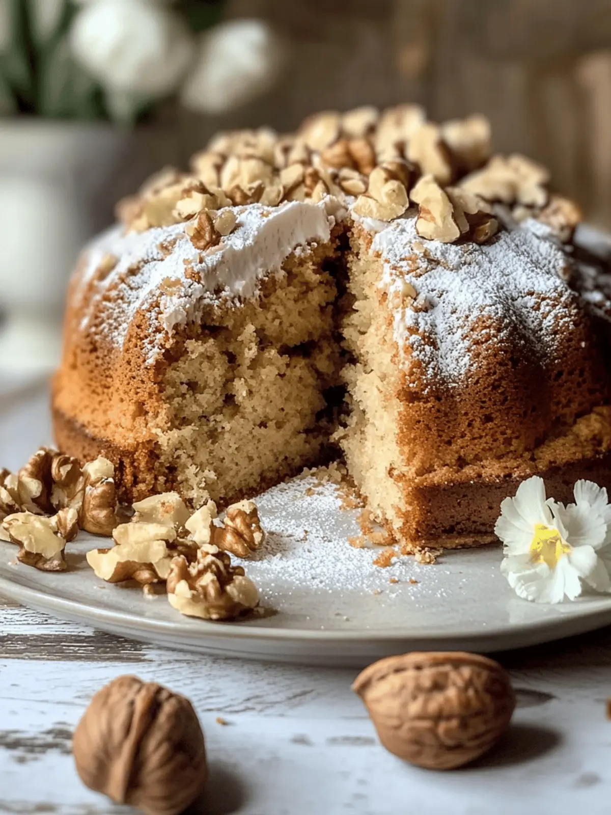 Soft Italian Walnut Cake - Your New Favorite Comfort Dessert 3 Soft Italian Walnut Cake