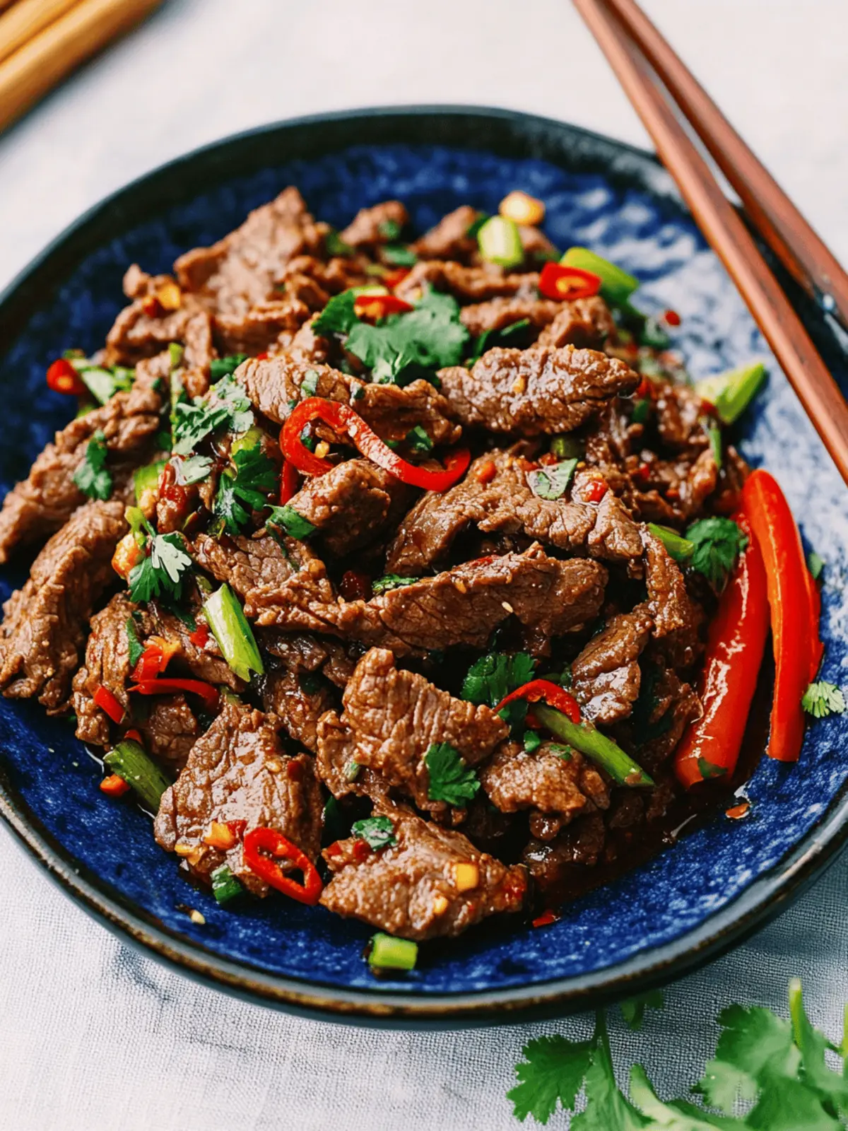 Zesty Chinese-Style Spicy Beef Salad for Flavor Lovers 3 Chinese-style Spicy Beef Salad