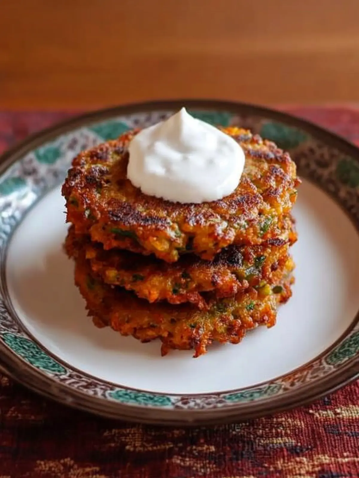 Crispy Curry Vegetable Latkes You'll Crave Again and Again 2 Curry Vegetable Latkes
