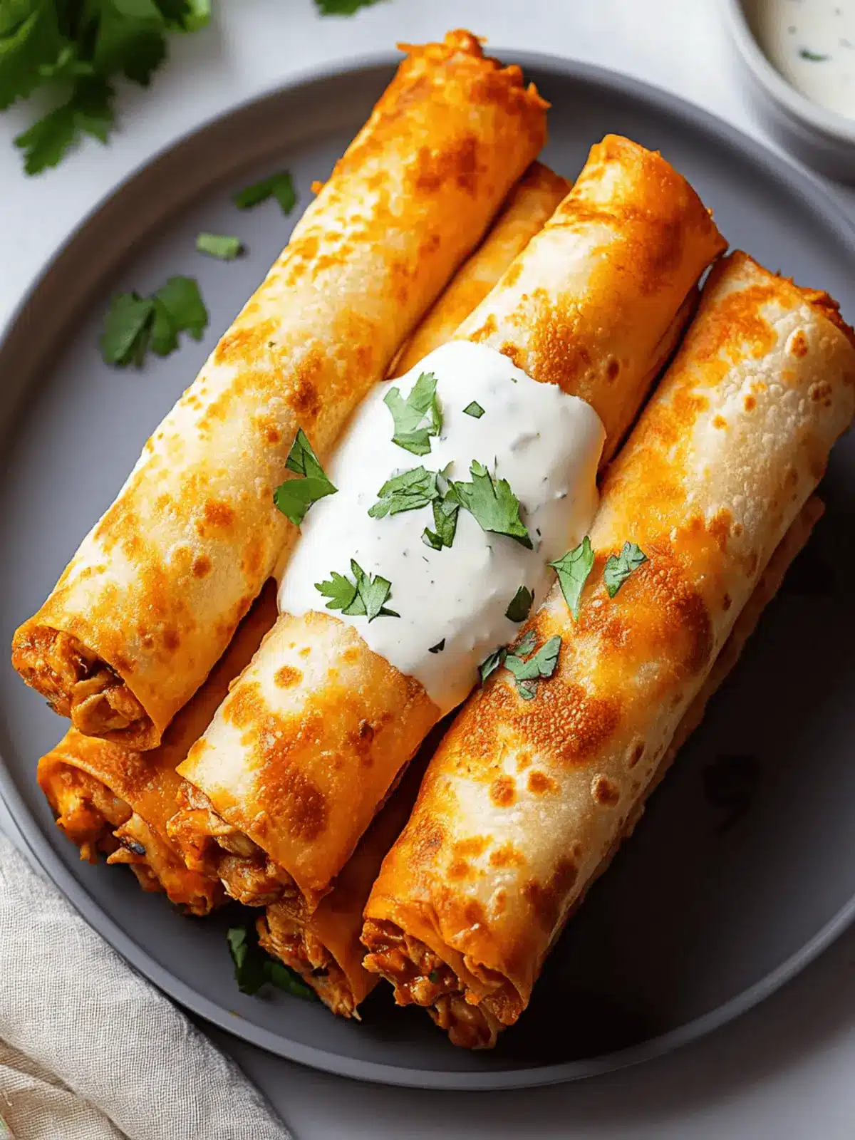 Crispy Buffalo Chicken Taquitos for Game Day Fun 3 Buffalo Chicken Taquitos