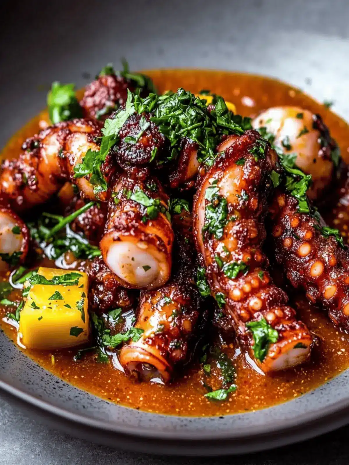 Braised Octopus with Smoky Romesco Sauce for Perfect Dinner Nights 4 Braised Octopus with Smoky Romesco Sauce