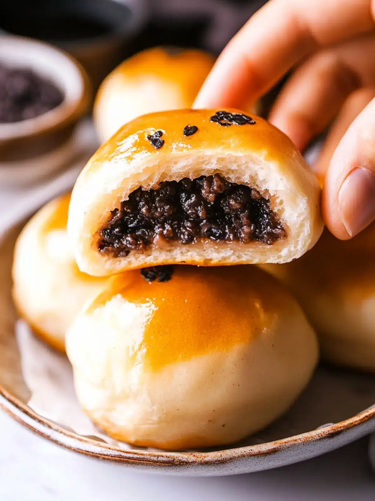 Delicious Anpan Japanese Red Bean Buns You Can Make at Home 4 Anpan (ãããã³) Japanese Red Bean Buns