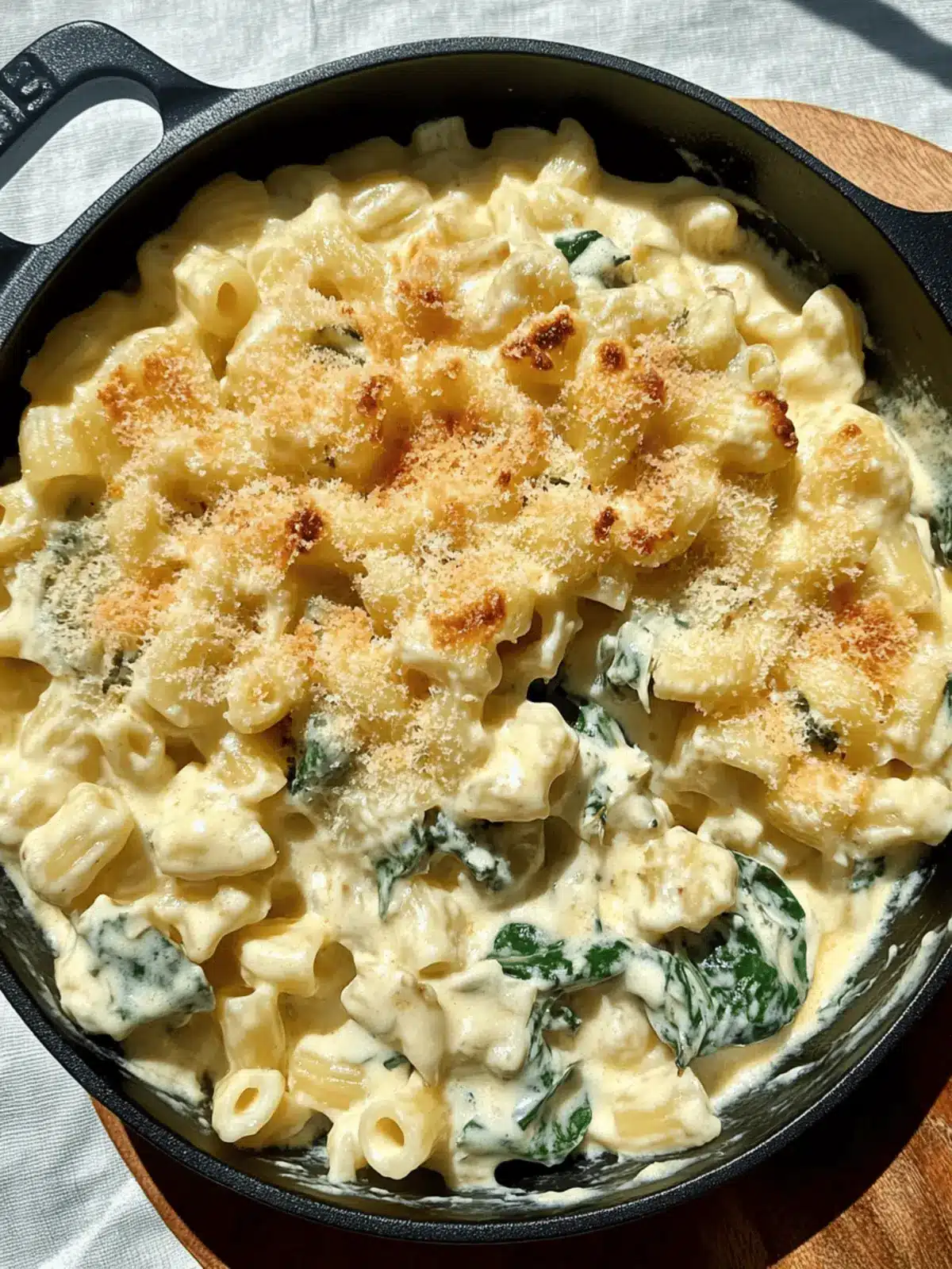 Creamy Spinach Artichoke Macaroni & Cheese for Cozy Nights 3 Spinach Artichoke Macaroni & Cheese