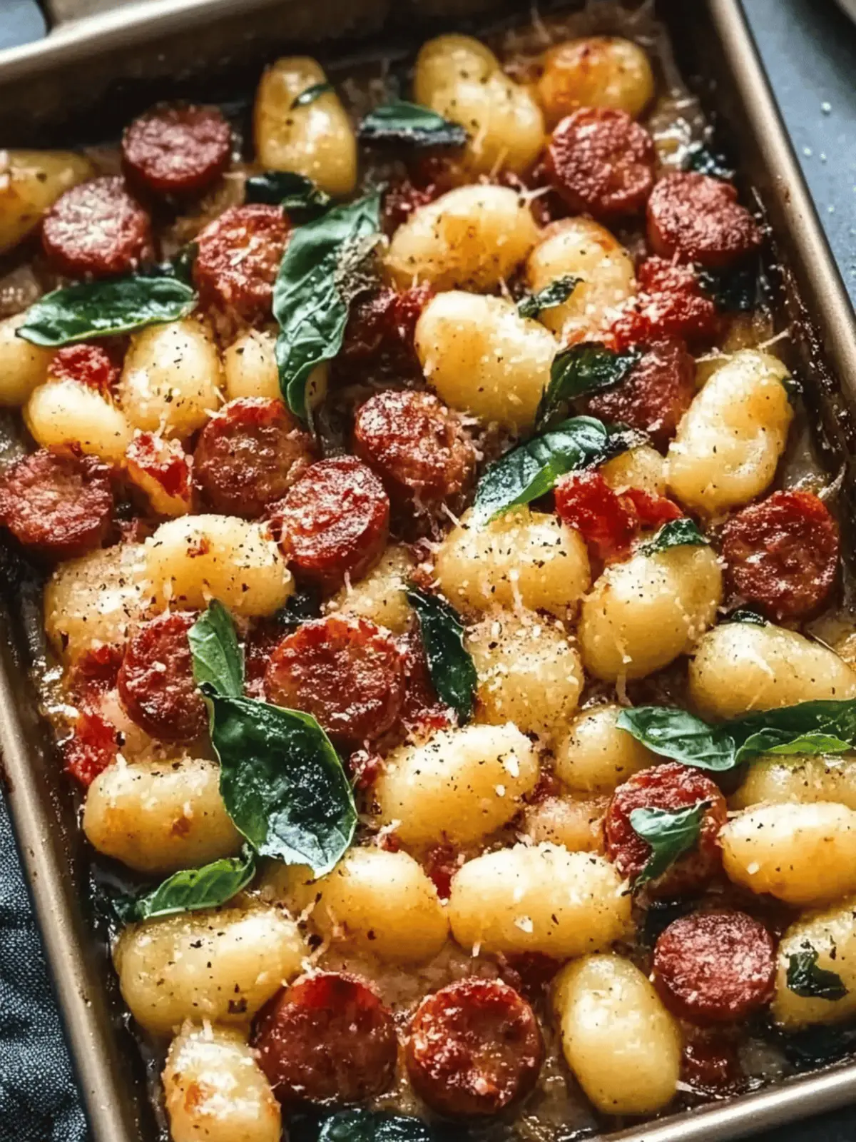 Sheet Pan Gnocchi and Sausage for Easy Italian Comfort 3 Sheet Pan Gnocchi and Sausage
