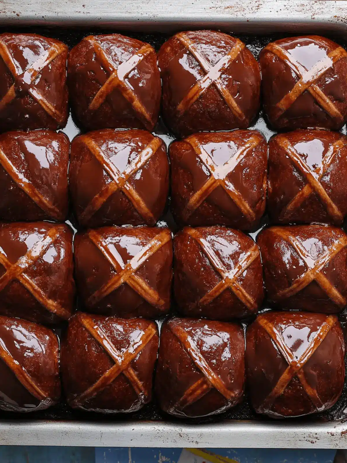 Chocolate Hot Cross Buns That Make Every Bite a Celebration 3 Chocolate Hot Cross Buns