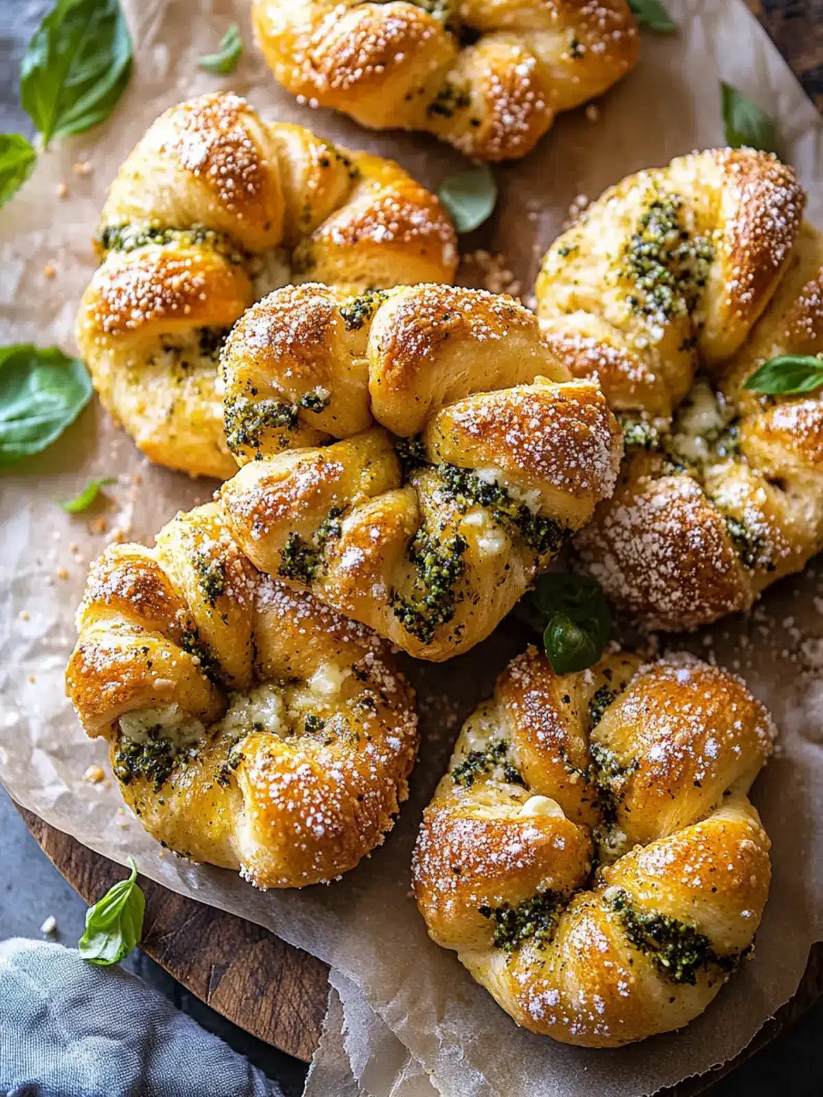 Pesto Garlic Butter Soft Pretzel Knots That Wow Your Tastebuds 3 Pesto Garlic Butter Soft Pretzel Knots