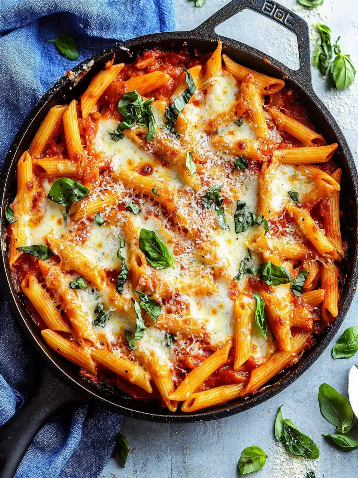 Skillet Pizza Penne: Your Easy, Cheesy Dinner Delight 4 Skillet Pizza Penne