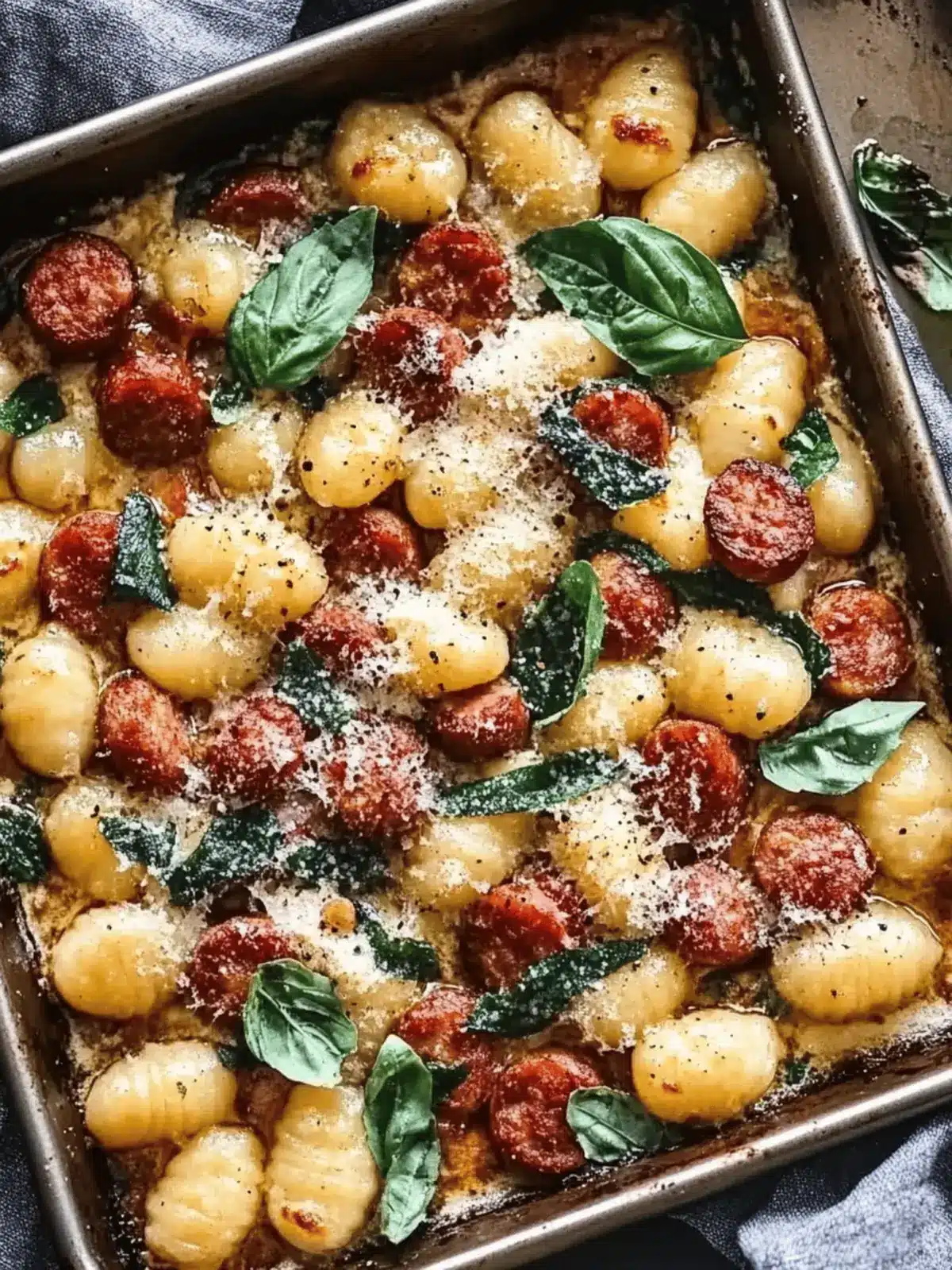 Sheet Pan Gnocchi and Sausage for Easy Italian Comfort 4 Sheet Pan Gnocchi and Sausage