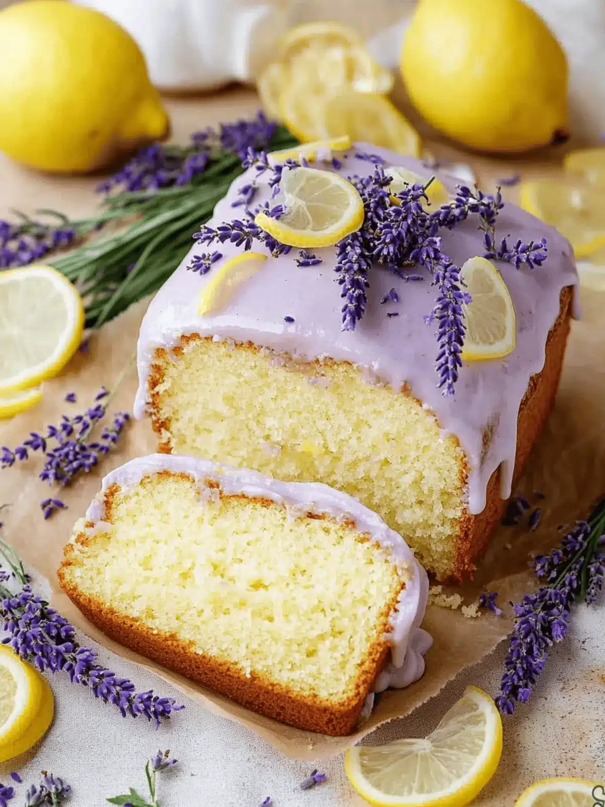 Delight in a Zesty Lemon Lavender Cake This Summer 3 Lemon Lavender Cake