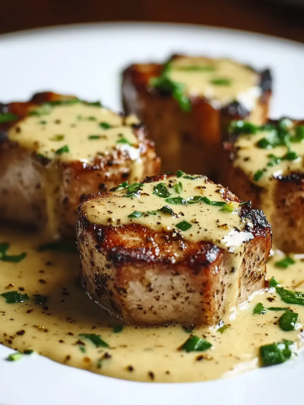 Savor Pork Tenderloin with Creamy Dijon Sauce Tonight 2 Pork Tenderloin with Creamy Dijon Sauce
