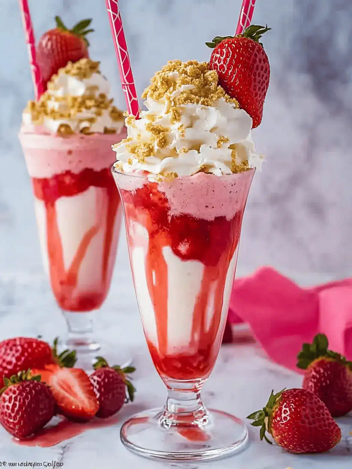 Creamy Strawberry Cheesecake Milkshake You ll Crave Daily 4 Strawberry Cheesecake Milkshake