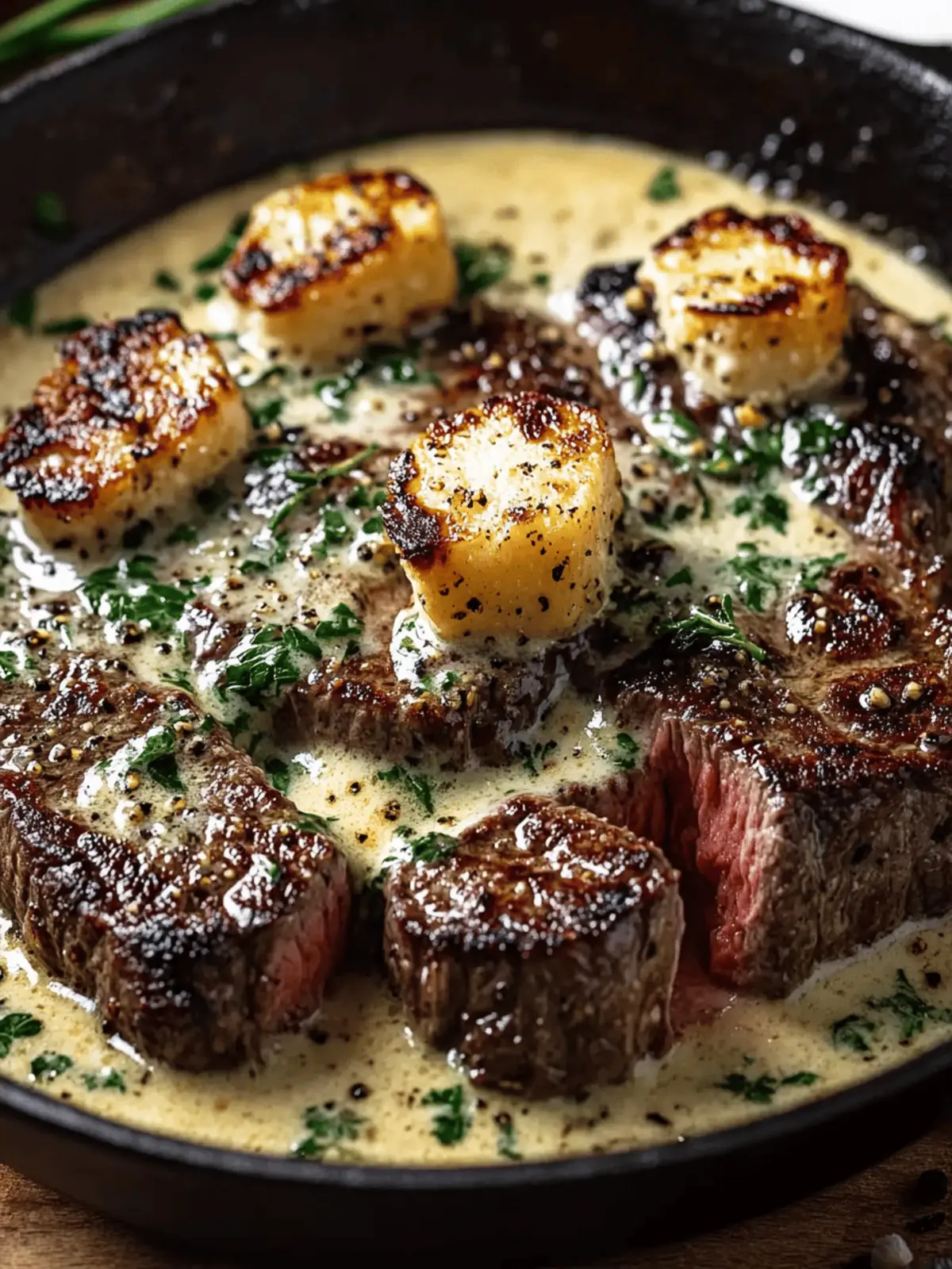 Garlic Butter Steak with Parmesan Cream Sauce Made Simple 4 Garlic Butter Steak with Parmesan Cream Sauce Made