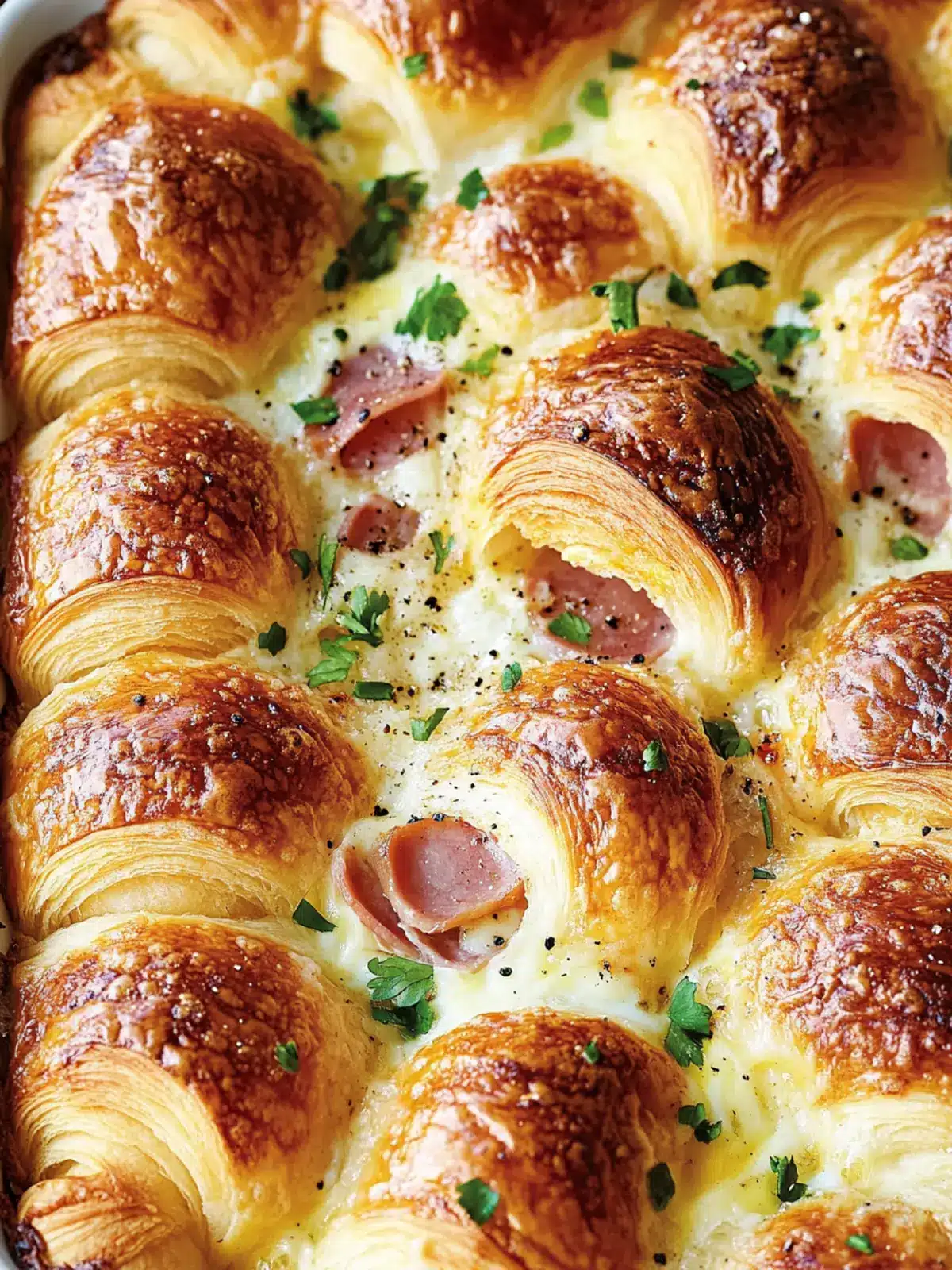 Delightful Croissant Ham and Cheese Egg Bake for Brunch Bliss 4 Croissant Ham and Cheese Egg Bake