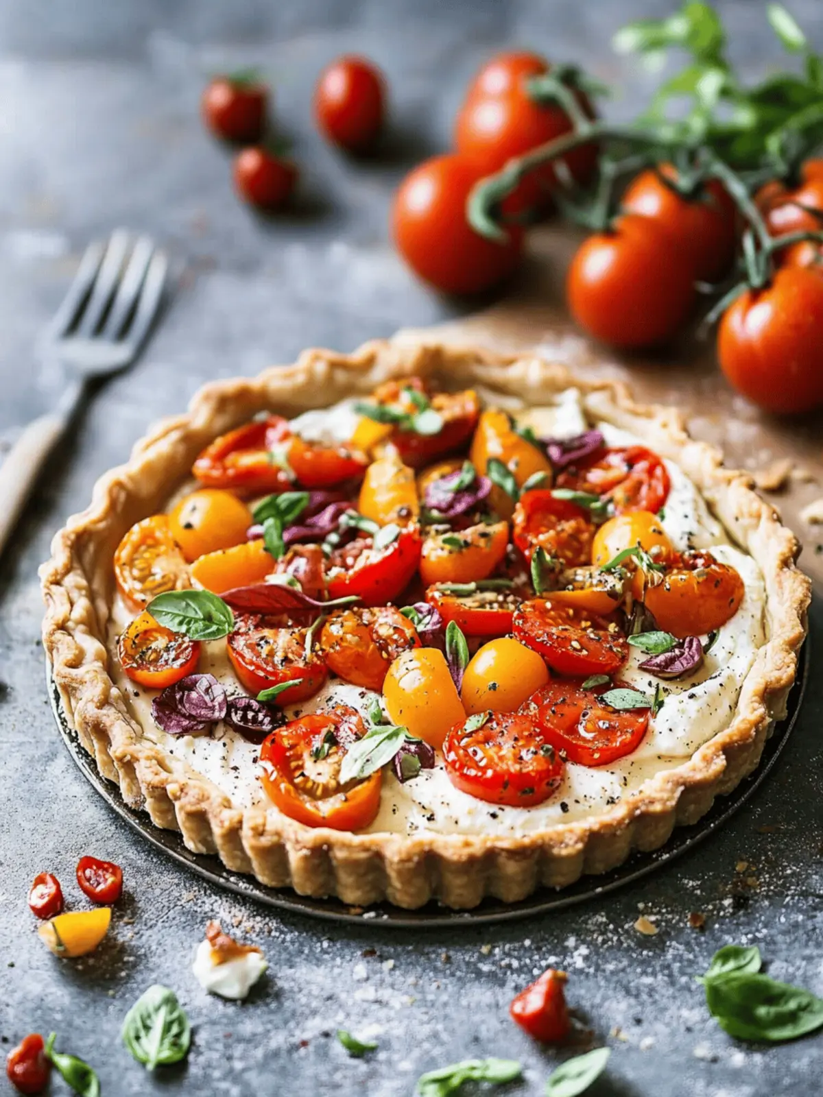 Tomato Ricotta Tart: Your Perfect Summer Brunch Showstopper 2 Tomato Ricotta Tart