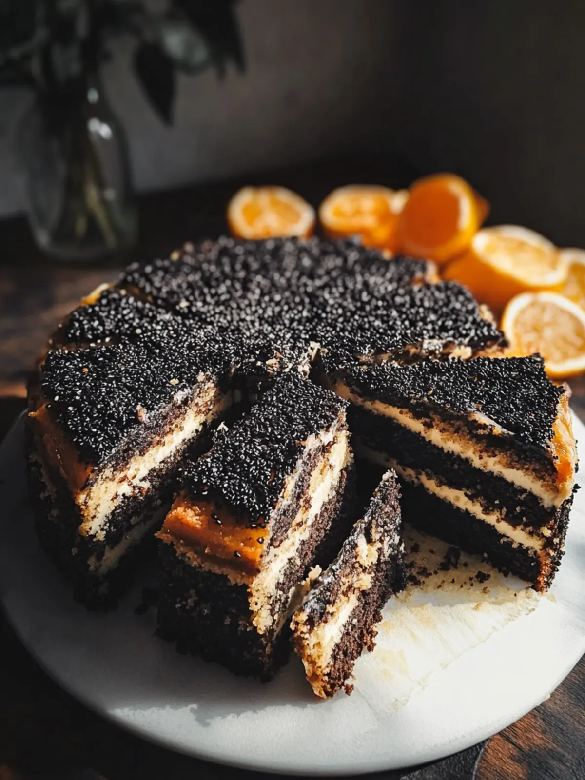Irresistible Black Sesame Coffee Cake for Cozy Mornings 3 Black Sesame Coffee Cake