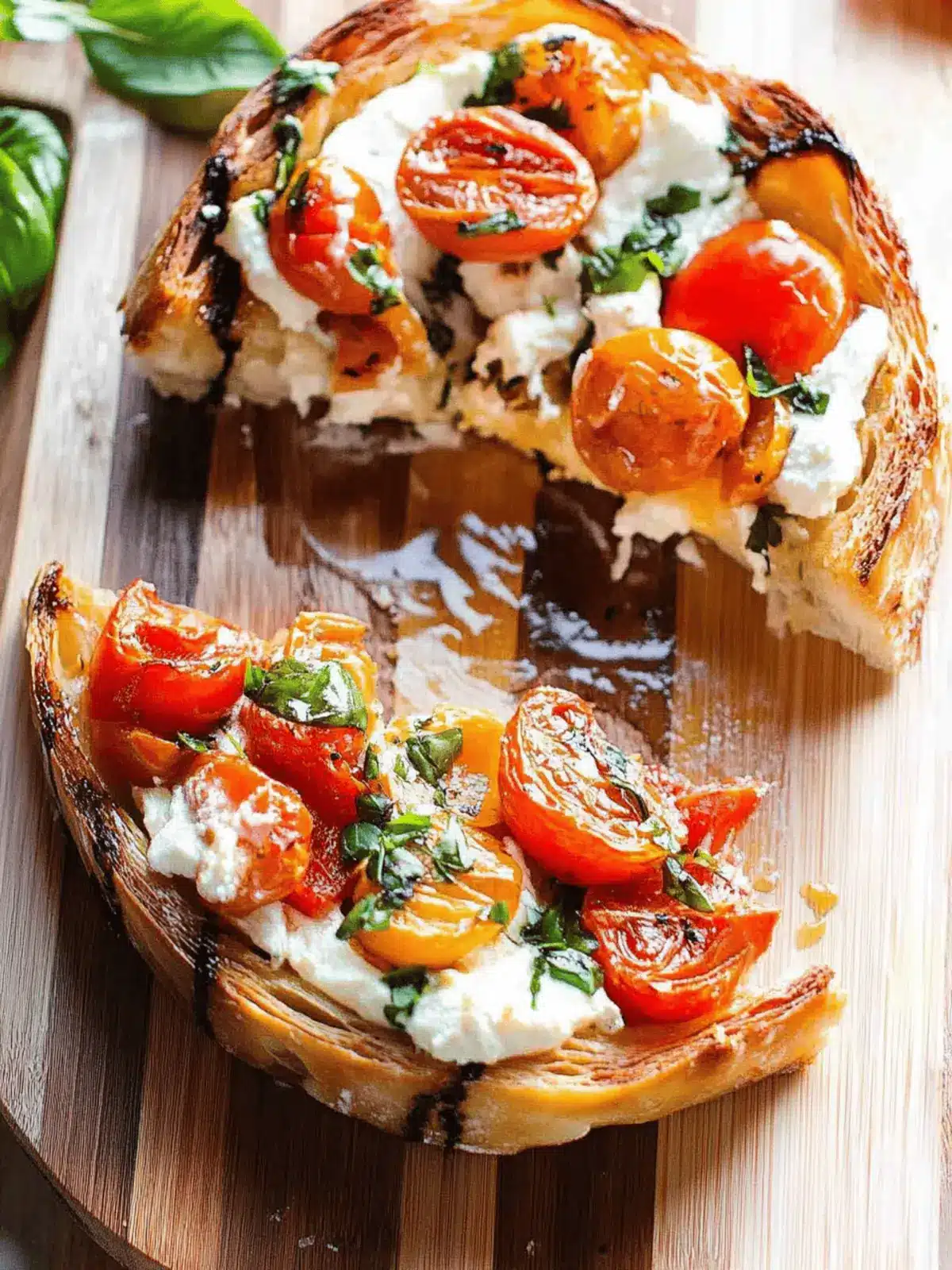 Fresh Tomato Ricotta Tart: Summer's Garden Delight 4 https://www.mapleandmango.com/wp-content/uploads//07/burrata-bruschetta.jpg