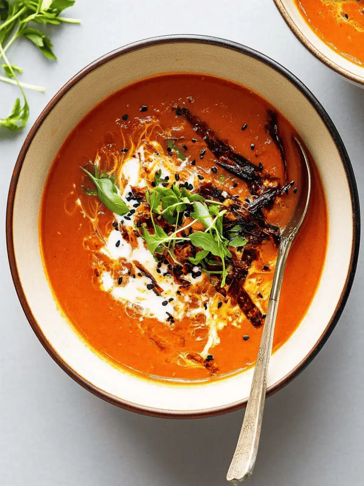 Warm Up with Spicy Caramelized Gochujang Tomato Soup 3 Caramelized Gochujang Tomato Soup