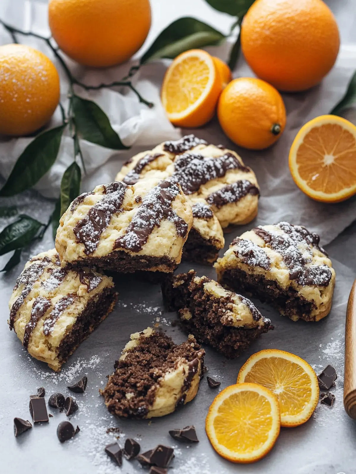 Decadent Chocolate Orange Scones for Citrus Lovers 3 Chocolate Orange Scones