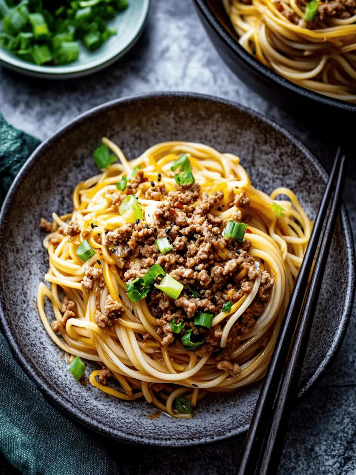 Delicious Asian Ground Beef Noodles in One Easy Pot 4 Asian Ground Beef Noodles