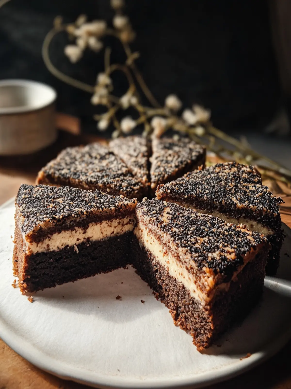 Irresistible Black Sesame Coffee Cake for Cozy Mornings 4 Black Sesame Coffee Cake