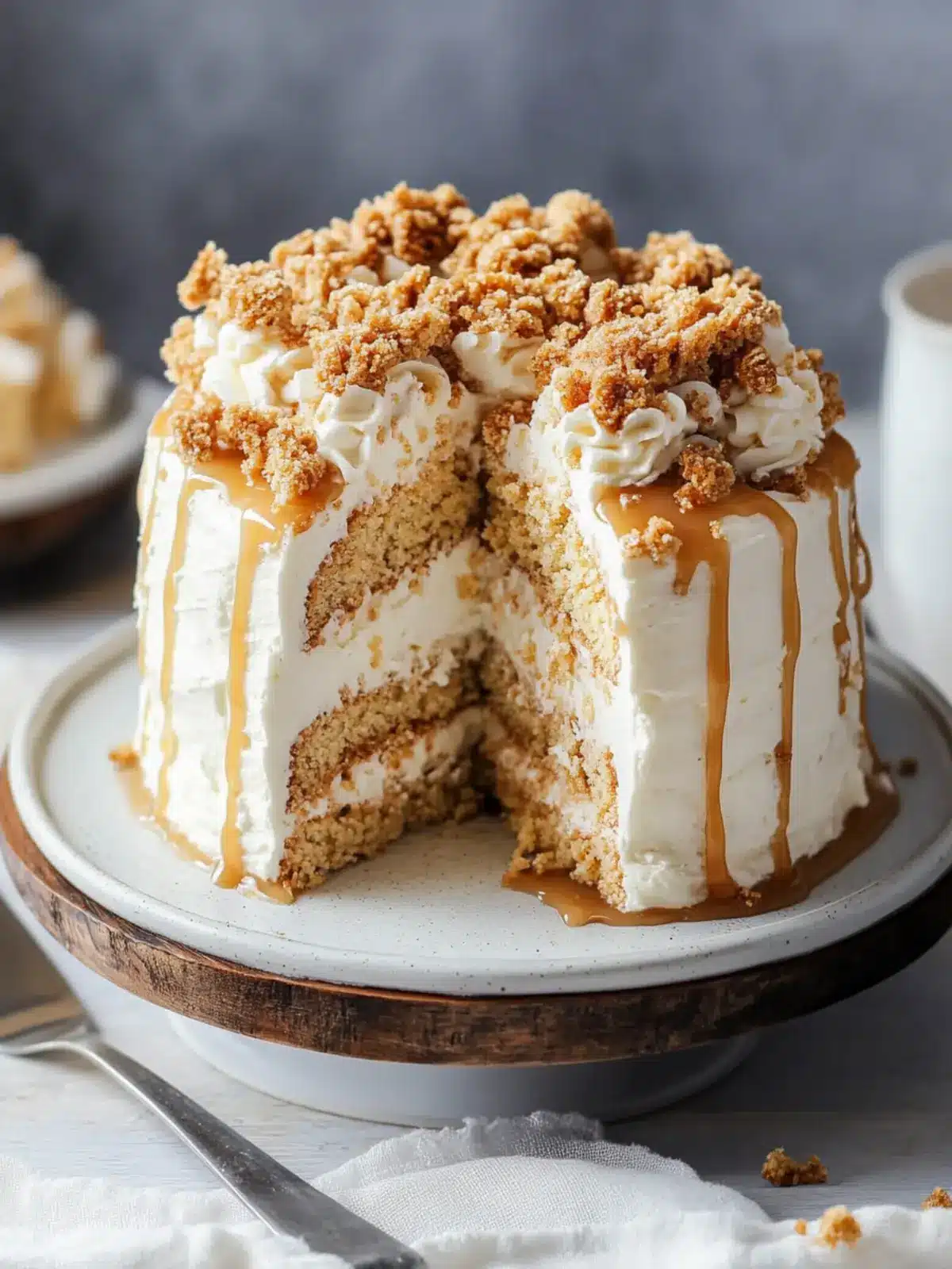 Caramel Crunch Cake: A Sweet Delight with Pecan Magic 2 Caramel Crunch Cake