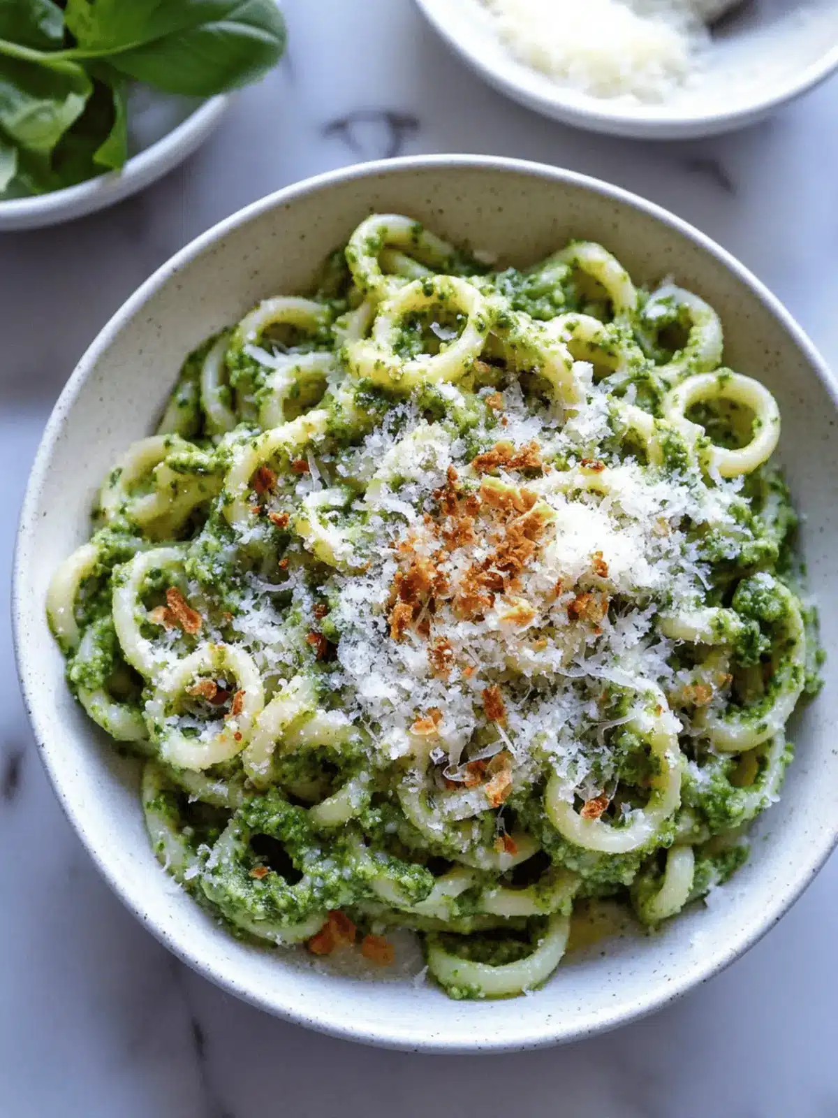 Delicious Spicy Pesto Cascatelli for Quick Weeknight Joy 3 Spicy Pesto Cascatelli