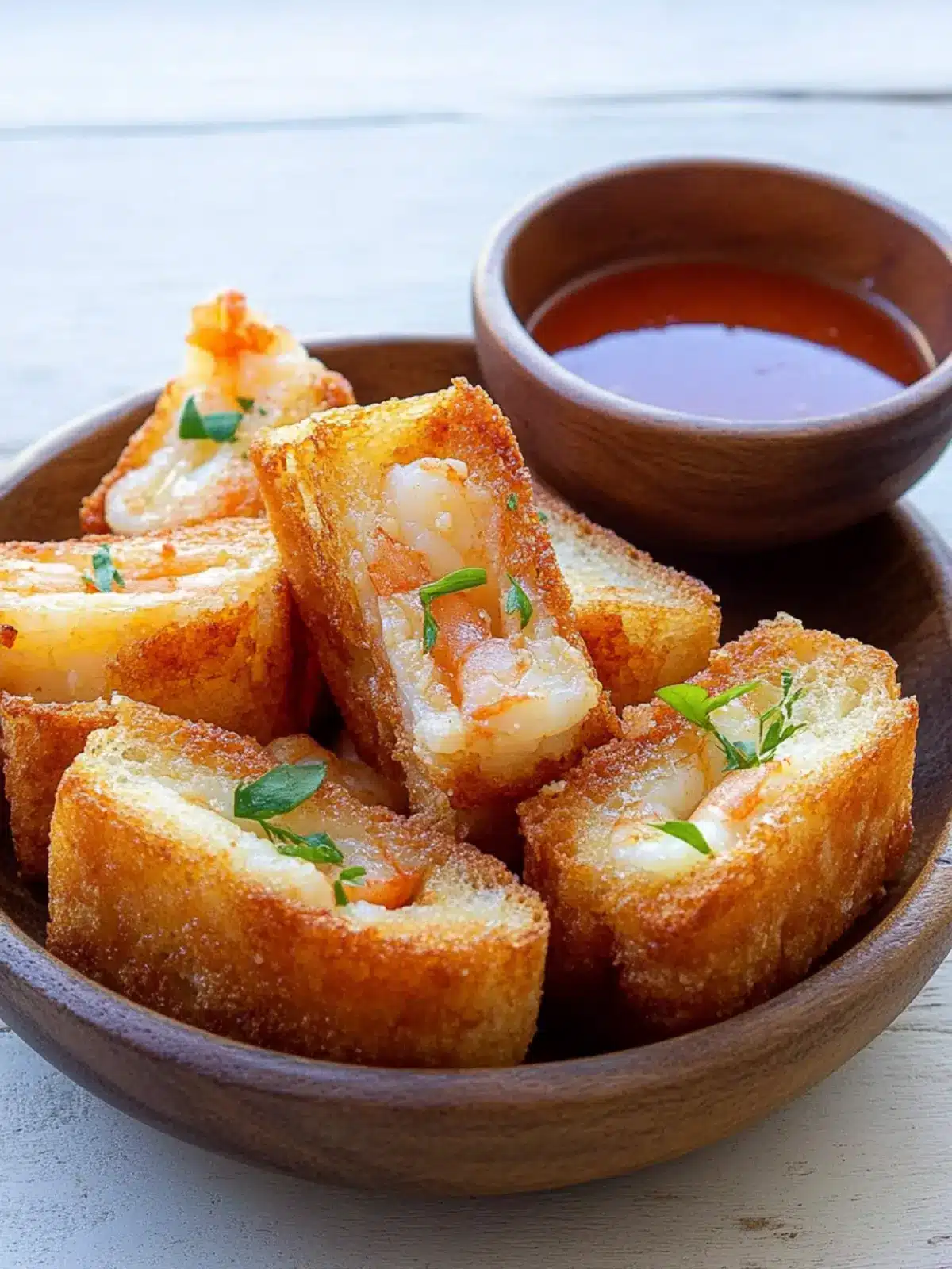 Crispy Shrimp Toast: A Flavorful Twist on Classic Appetizers 4 Shrimp Toast