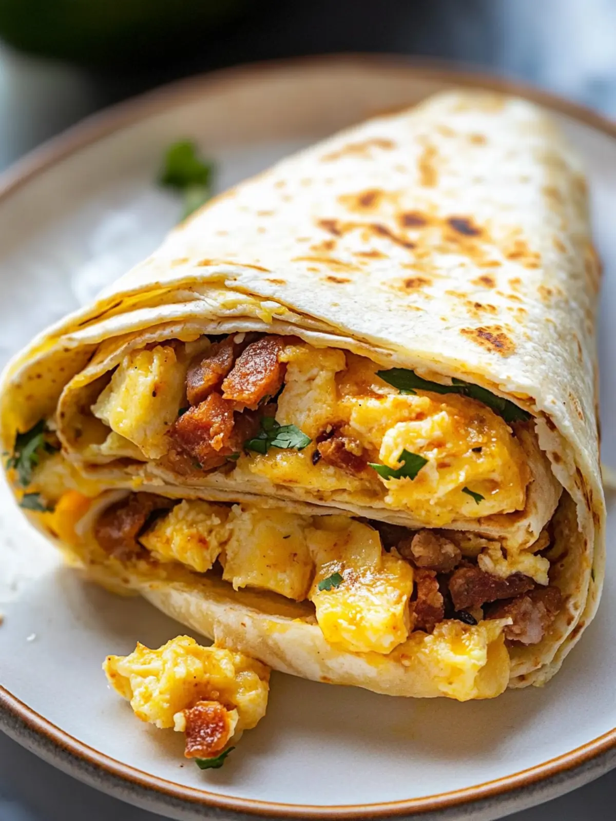 Savory Chorizo Breakfast Burritos for a Flavorful Morning 3 Breakfast Burritos