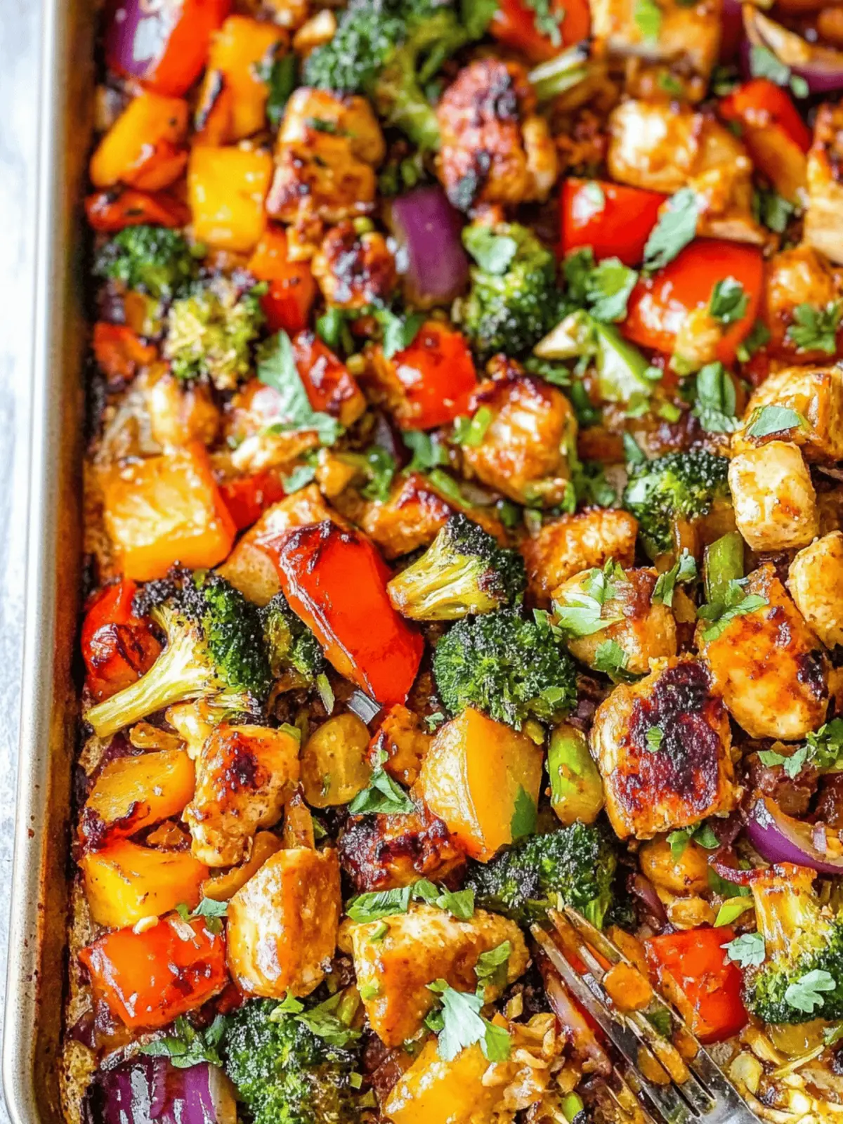 Irresistible Sheet Pan Thai Chicken for Quick Weeknight Meals 3 Sheet Pan Thai Chicken
