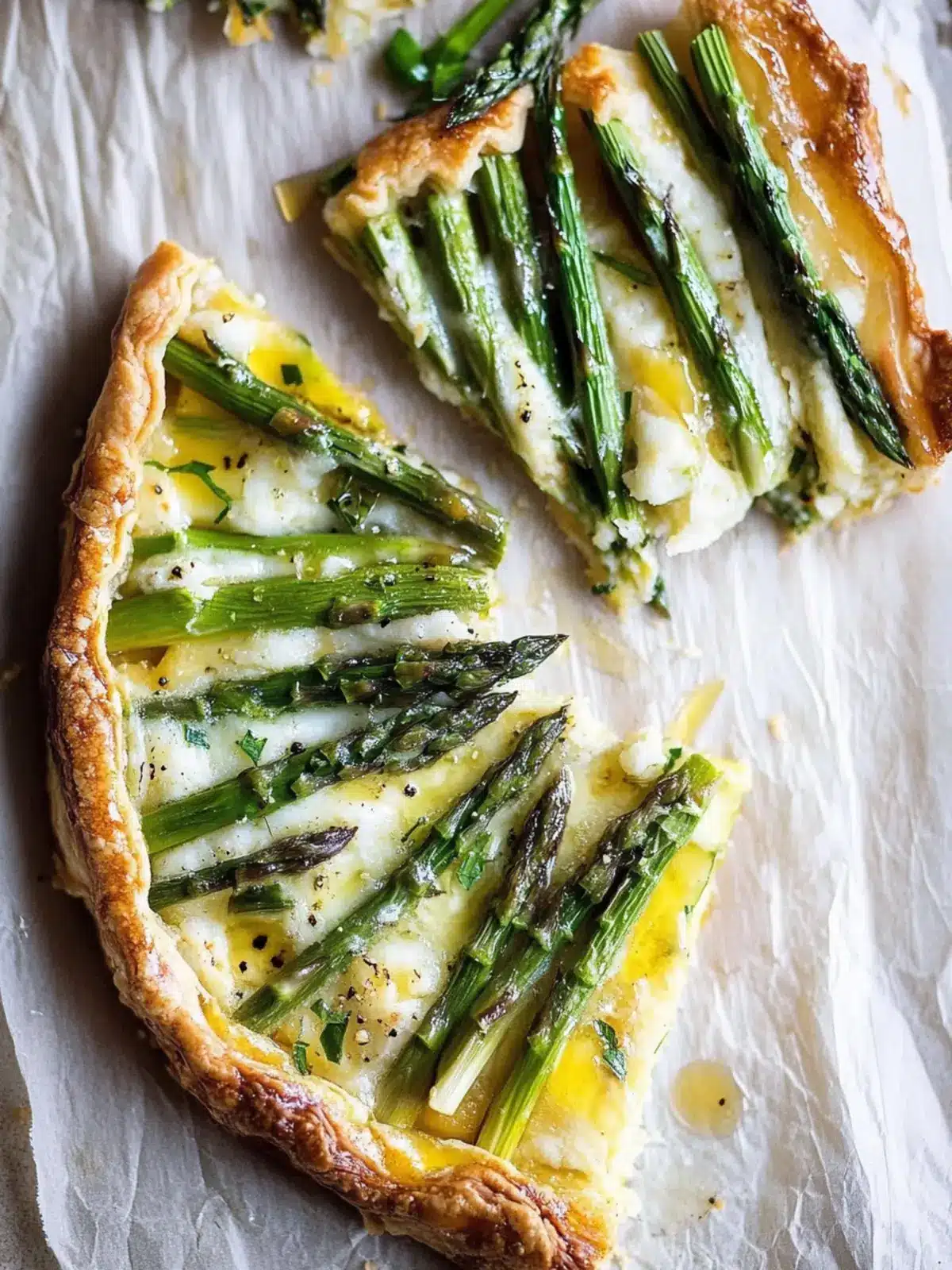 Irresistible Asparagus Tart with Honey Mustard Sauce Delight 3 Asparagus Tart with Honey Mustard Sauce