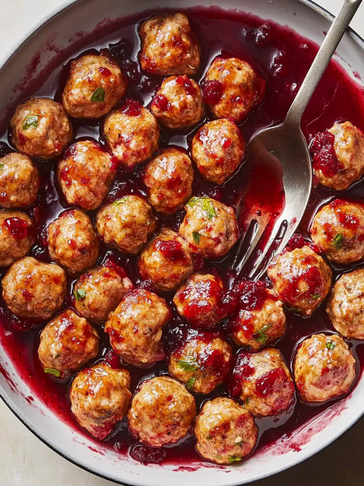 Cranberry-Glazed Turkey Meatballs for Cozy Family Dinners 3 Cranberry-Glazed Turkey Meatballs