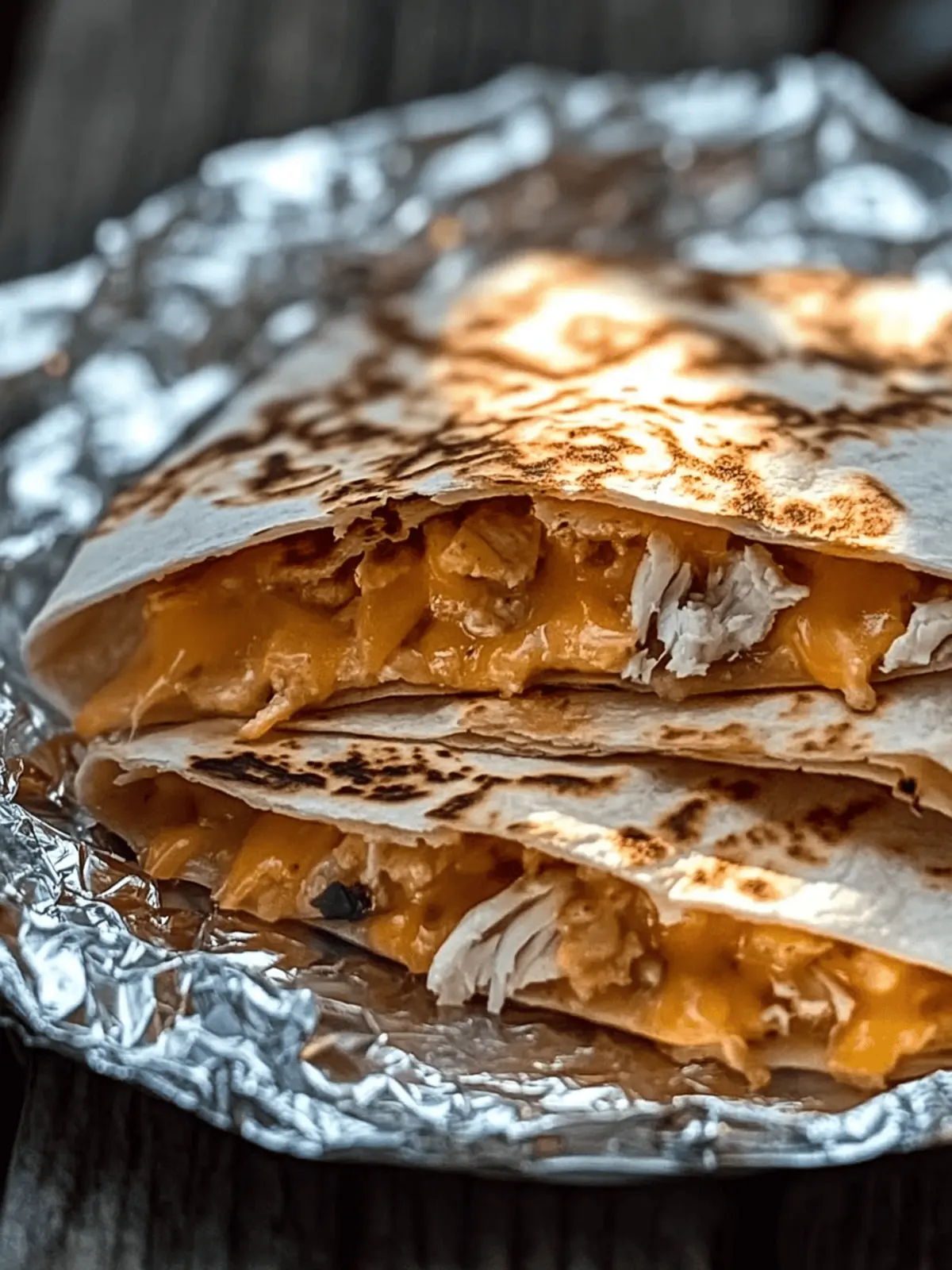 Crispy Foil Packet Quesadillas for Effortless Grilling Fun 2 Crispy Foil Packet Quesadillas