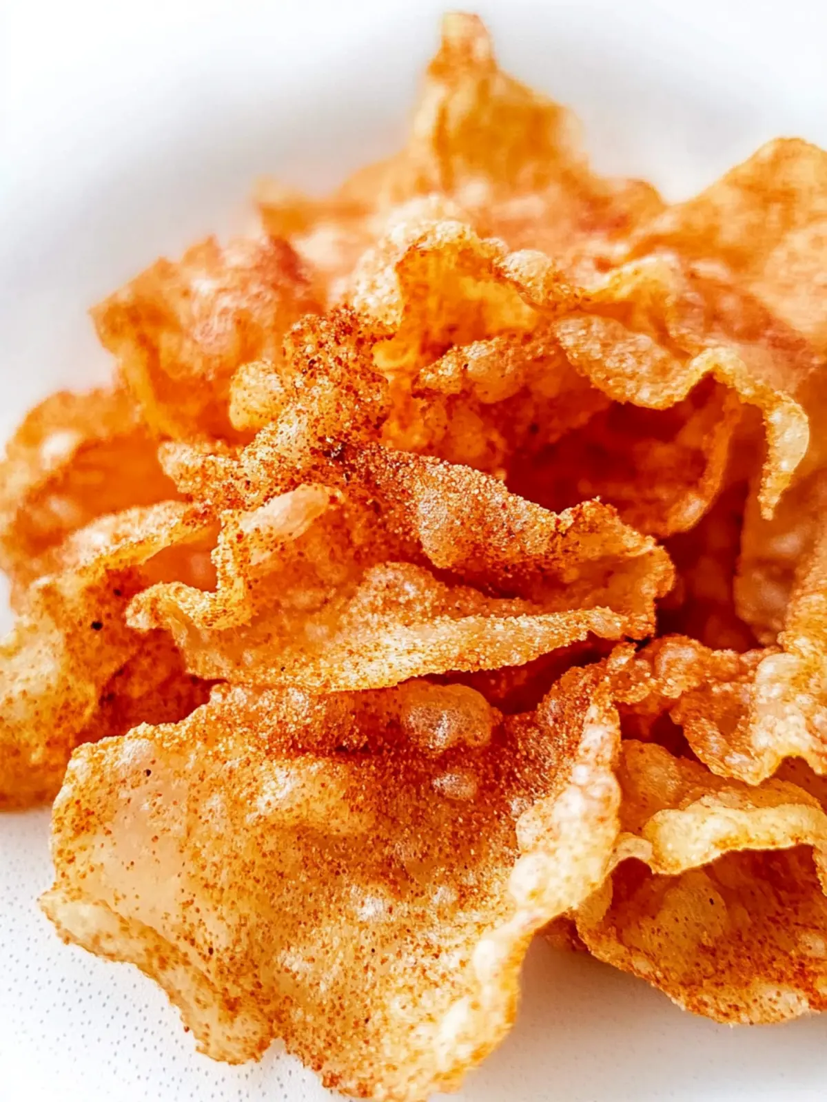 Vegan Pork Rinds from Rice Paper: Crispy, Guilt-Free Snacking 4 Vegan Pork Rinds from Rice Paper