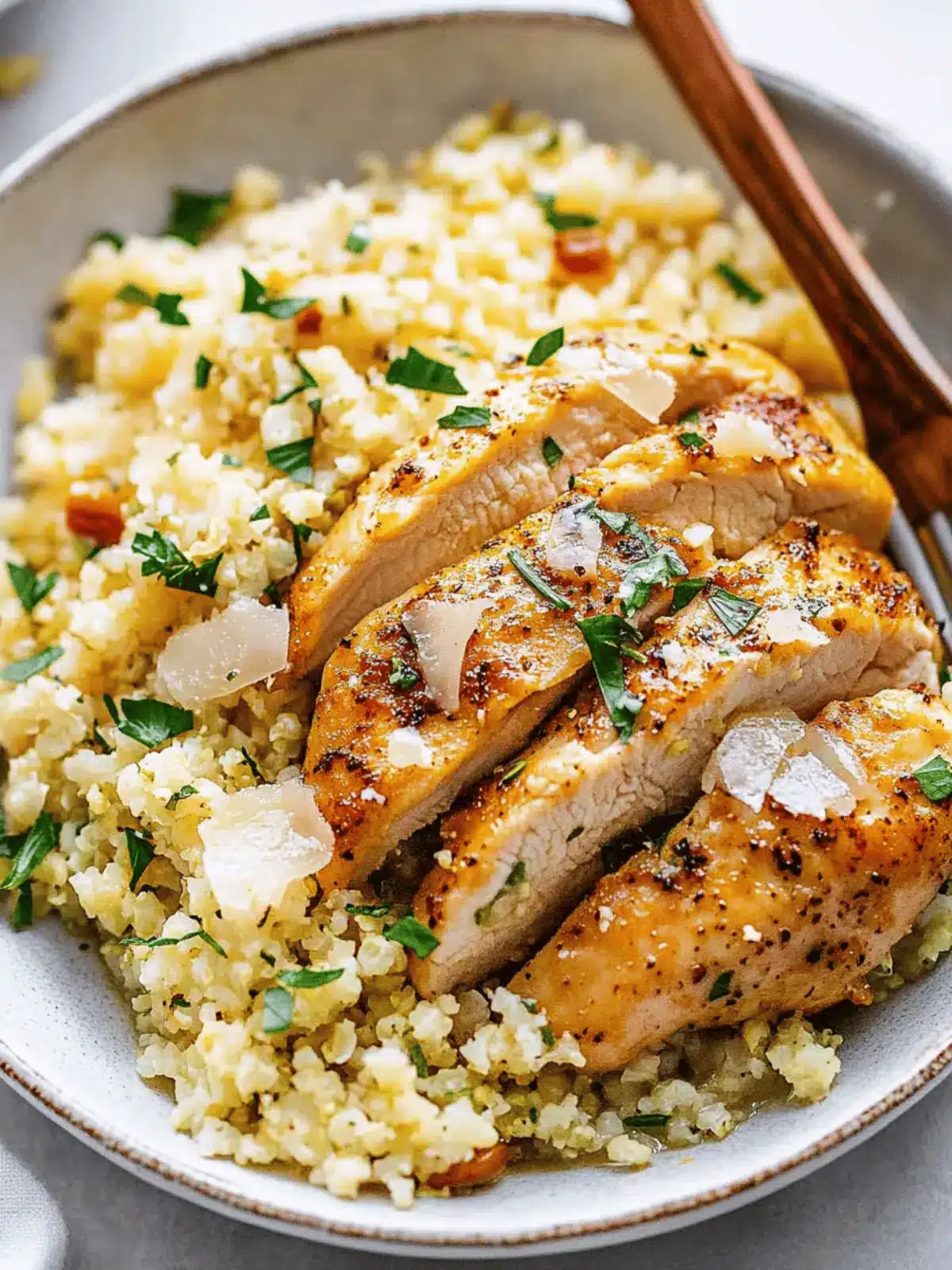 Garlic Butter Chicken with Cauliflower Rice for Quick Keto Nights 4 Garlic Butter Chicken with Cauliflower Rice