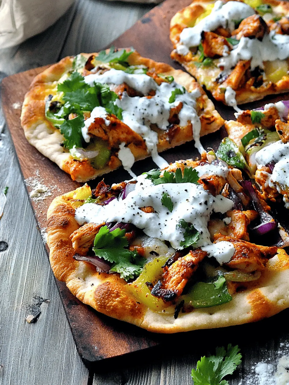 Tandoori Chicken Naan Pizza: A Flavorful Twist on Tradition 4 Tandoori Chicken Naan Pizza