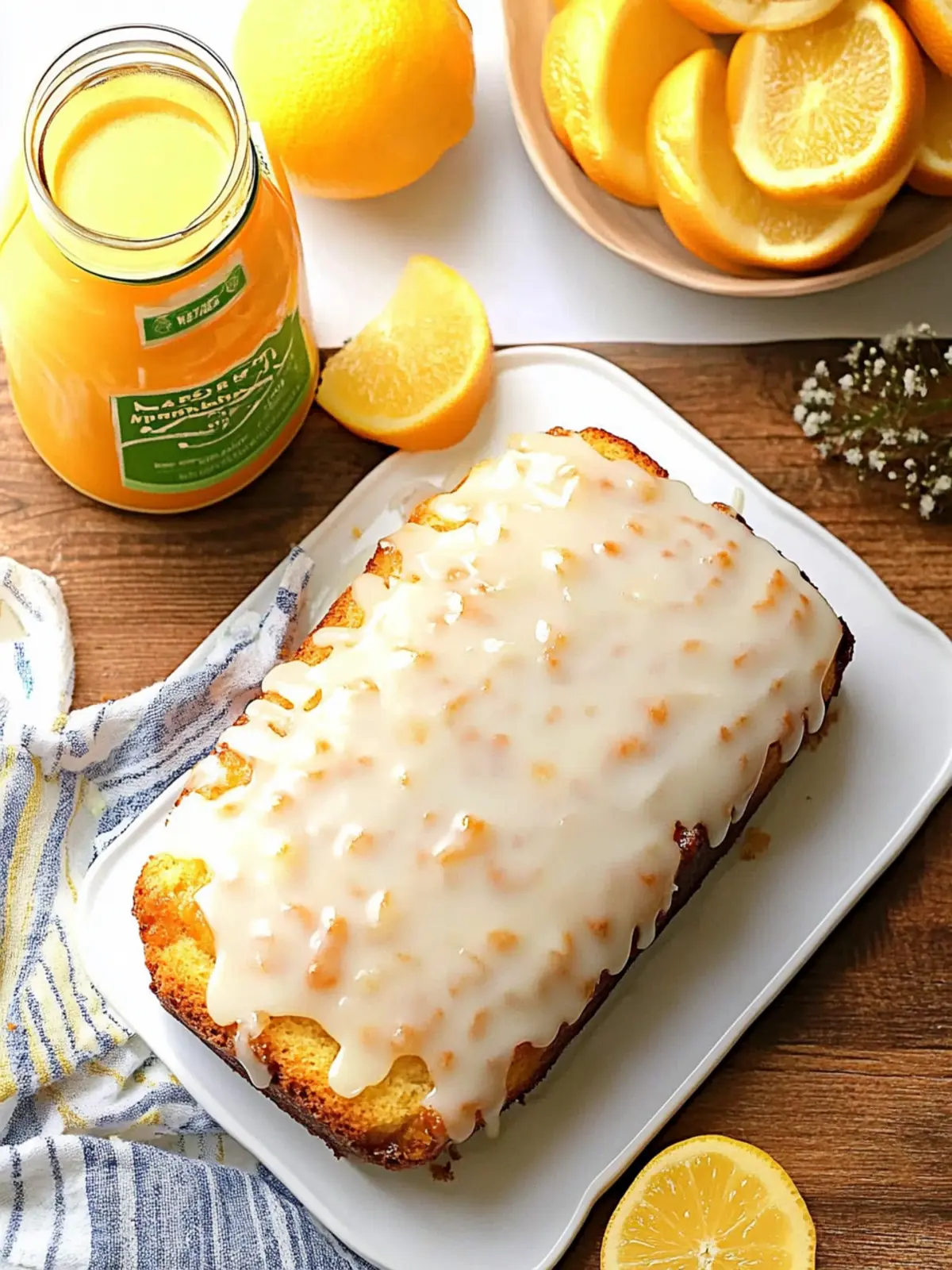 Indulge in Glazed Mimosa Bread for a Brunch Delight 2 Glazed Mimosa Bread