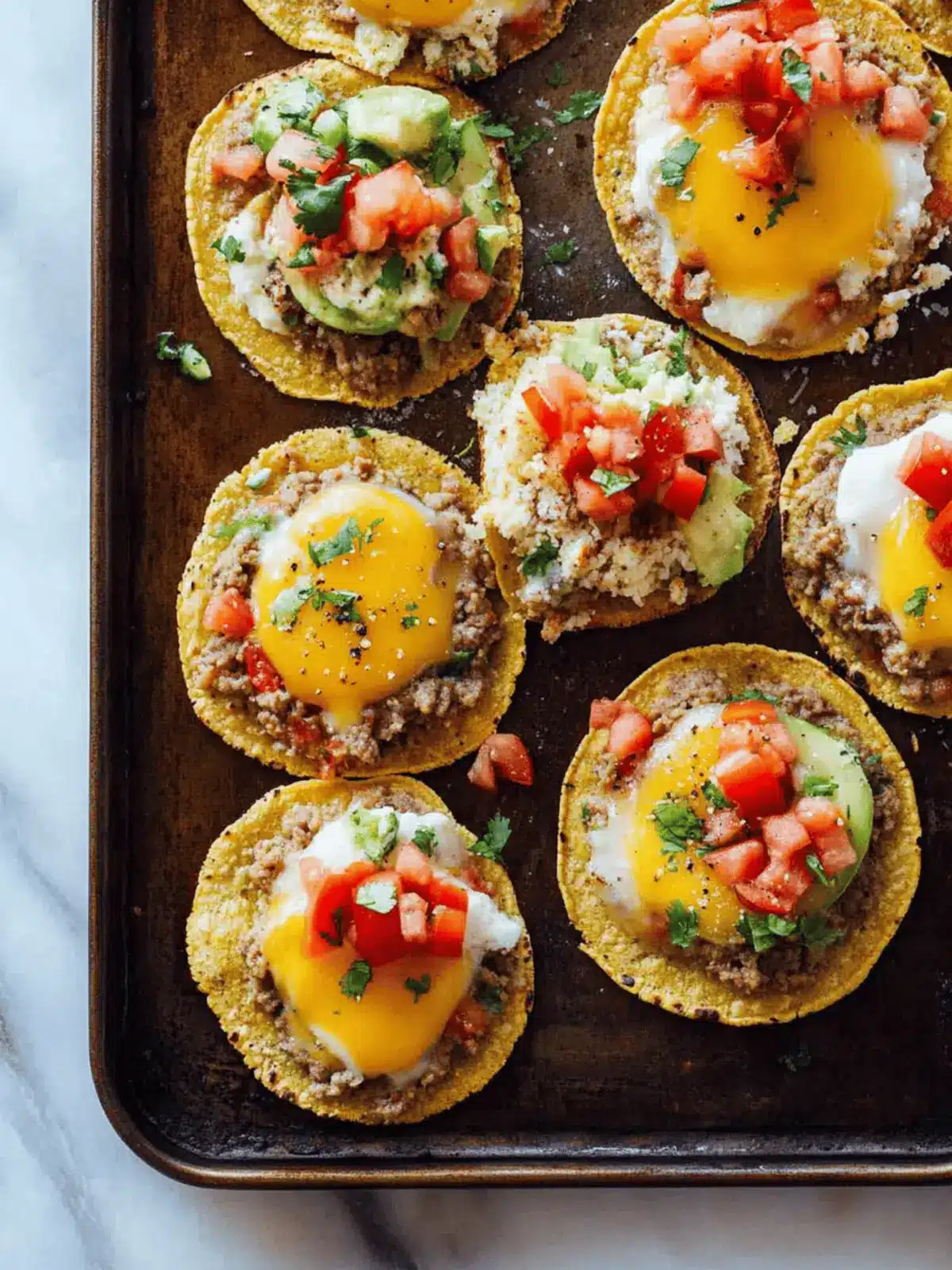Breakfast Tostadas Made Simple: Quick, Healthy, and Delicious 2 Breakfast Tostadas