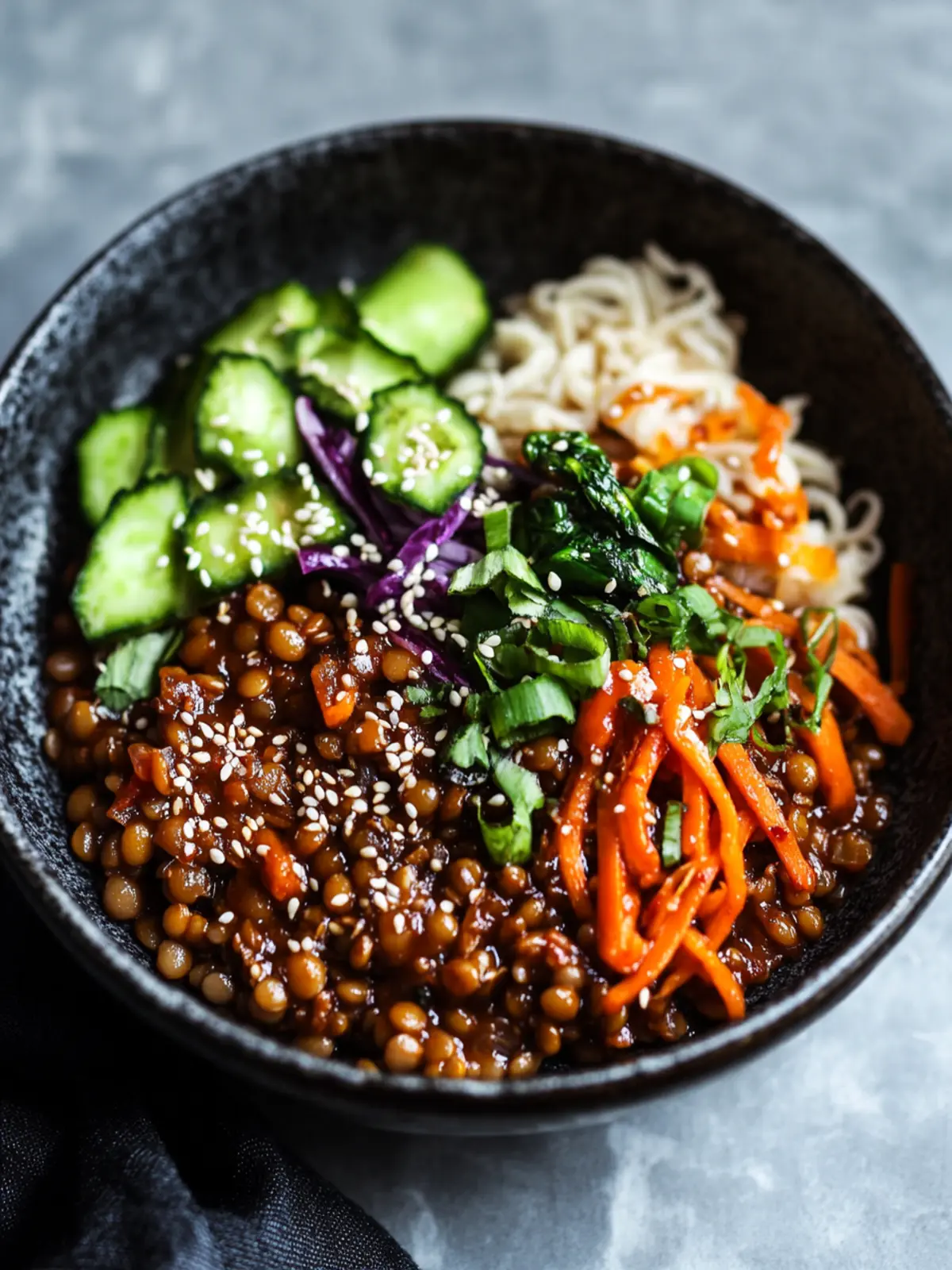 Korean Lentils Vegan Bulgogi: Flavorful, Easy & Gluten-Free! 4 Korean Lentils - Vegan Bulgogi (GF Option)